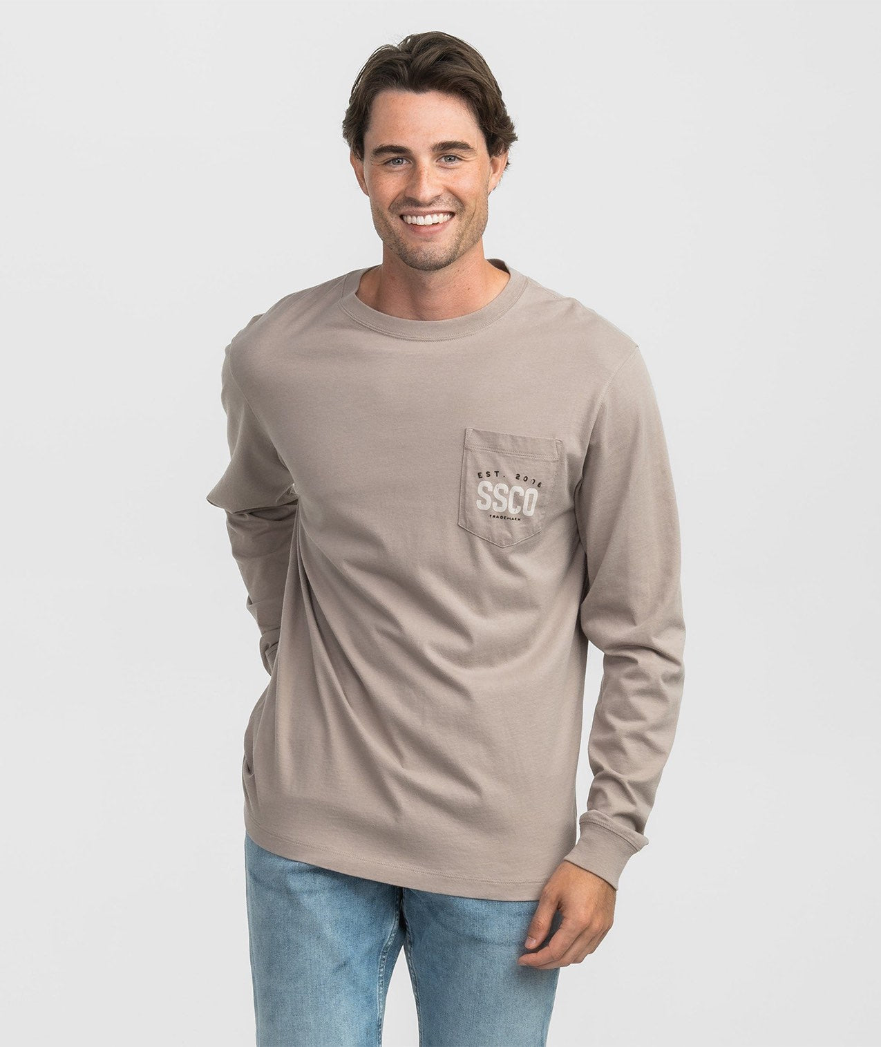 Trail Runner Tee LS - River Rock - Image 2