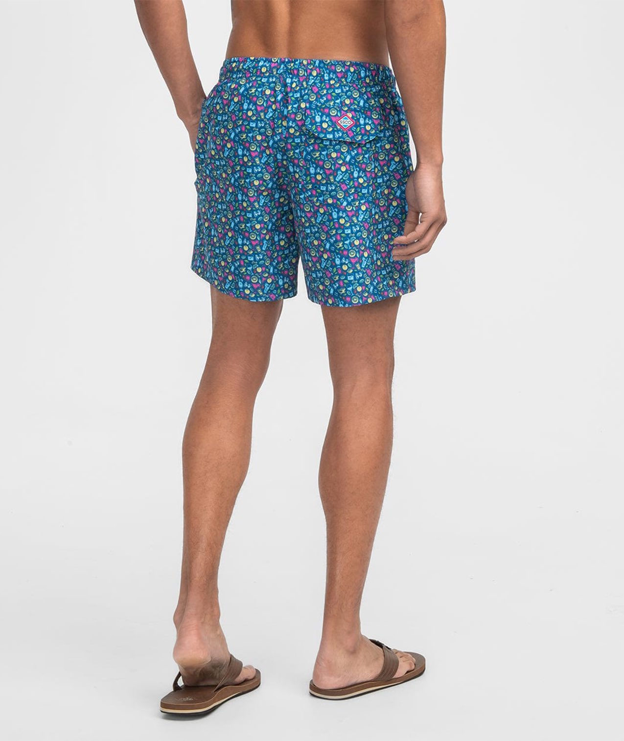 Sunset Sips Swim Shorts