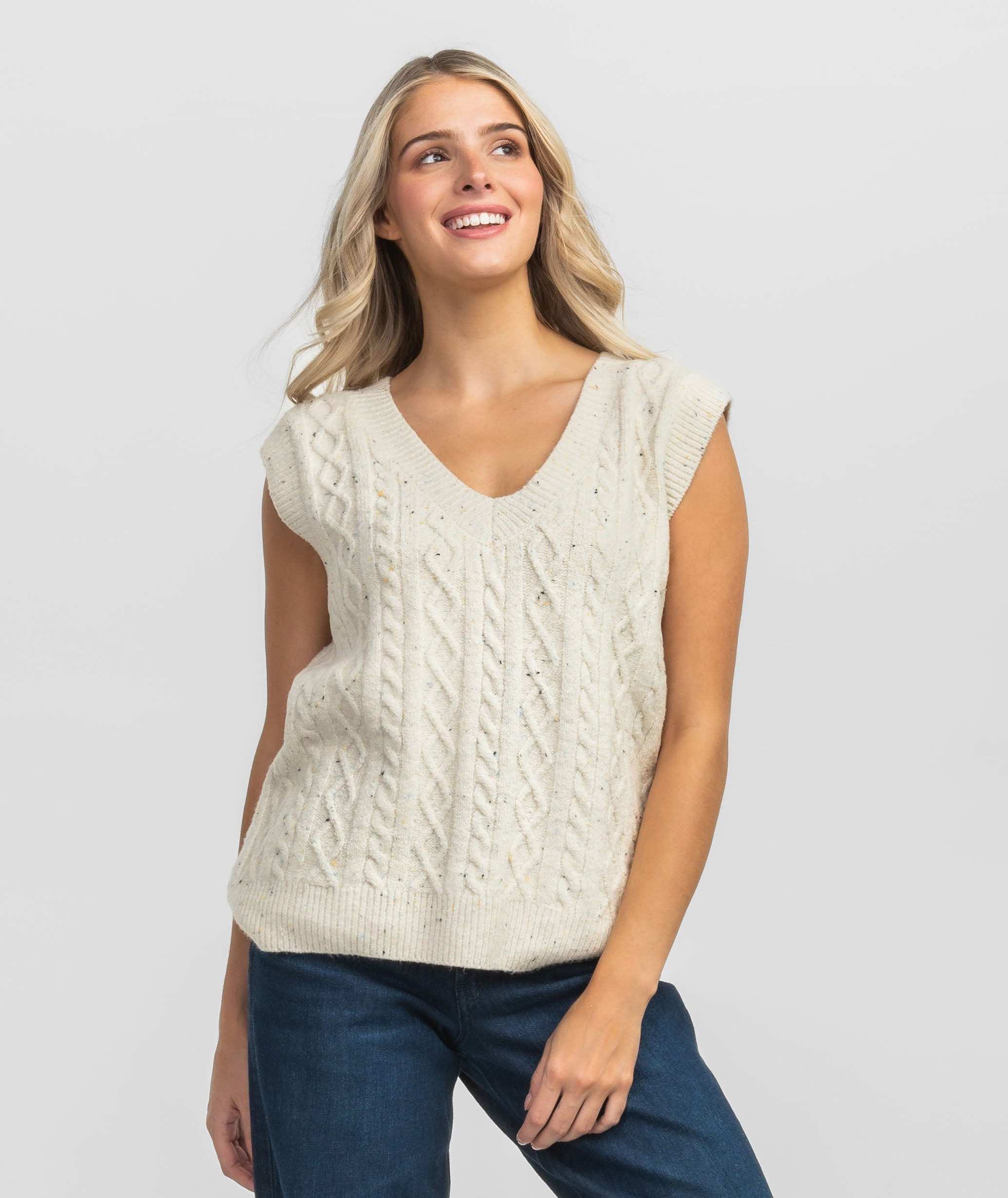 Cable Sweater Vest