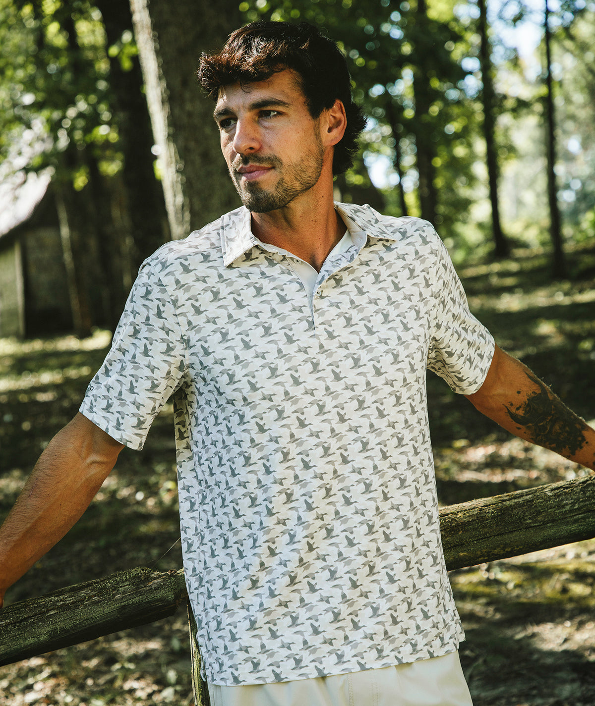 Mallard Mirage Printed Polo - Mirage - image 4