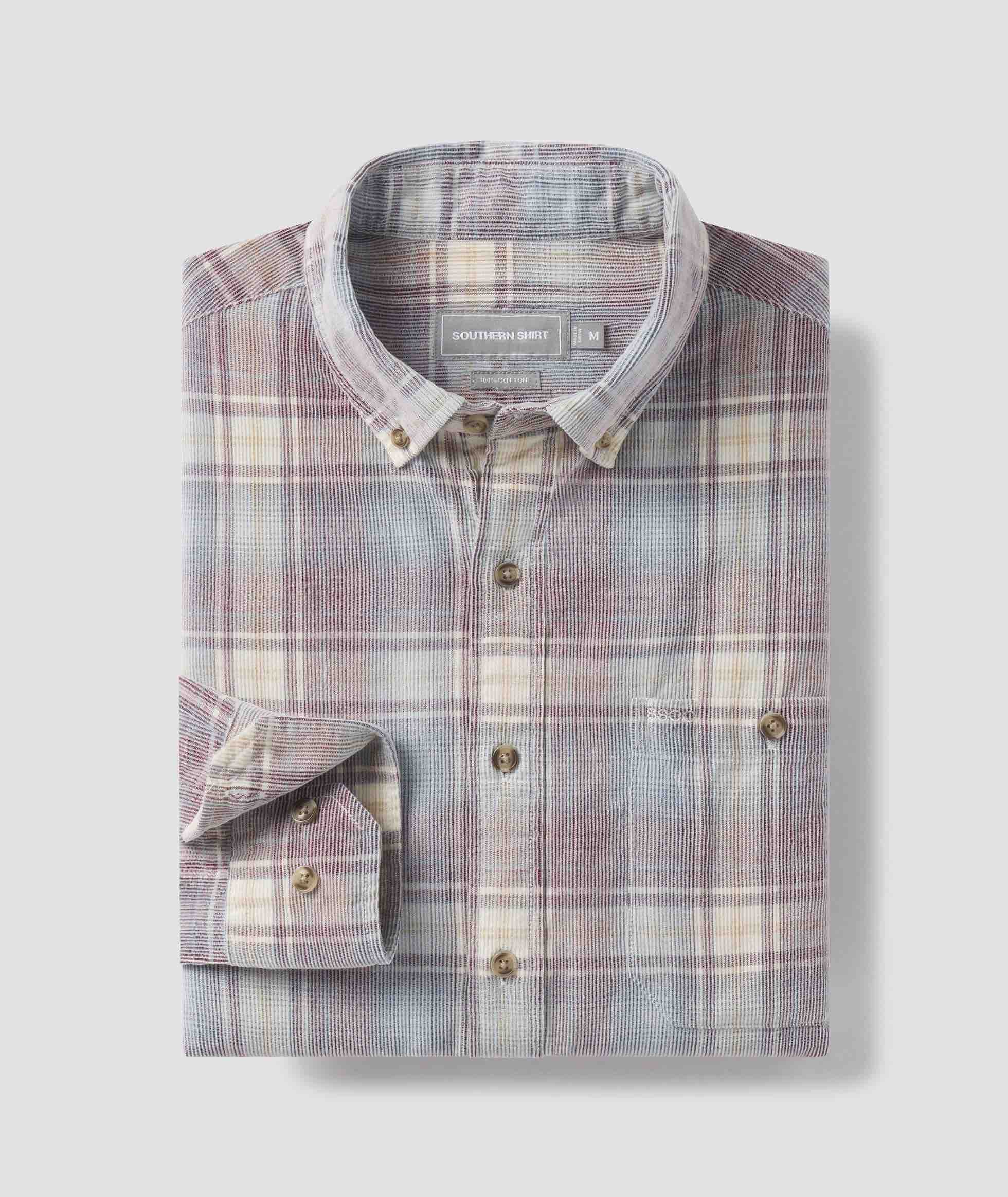 Braxton Lightweight Cord Flannel LS