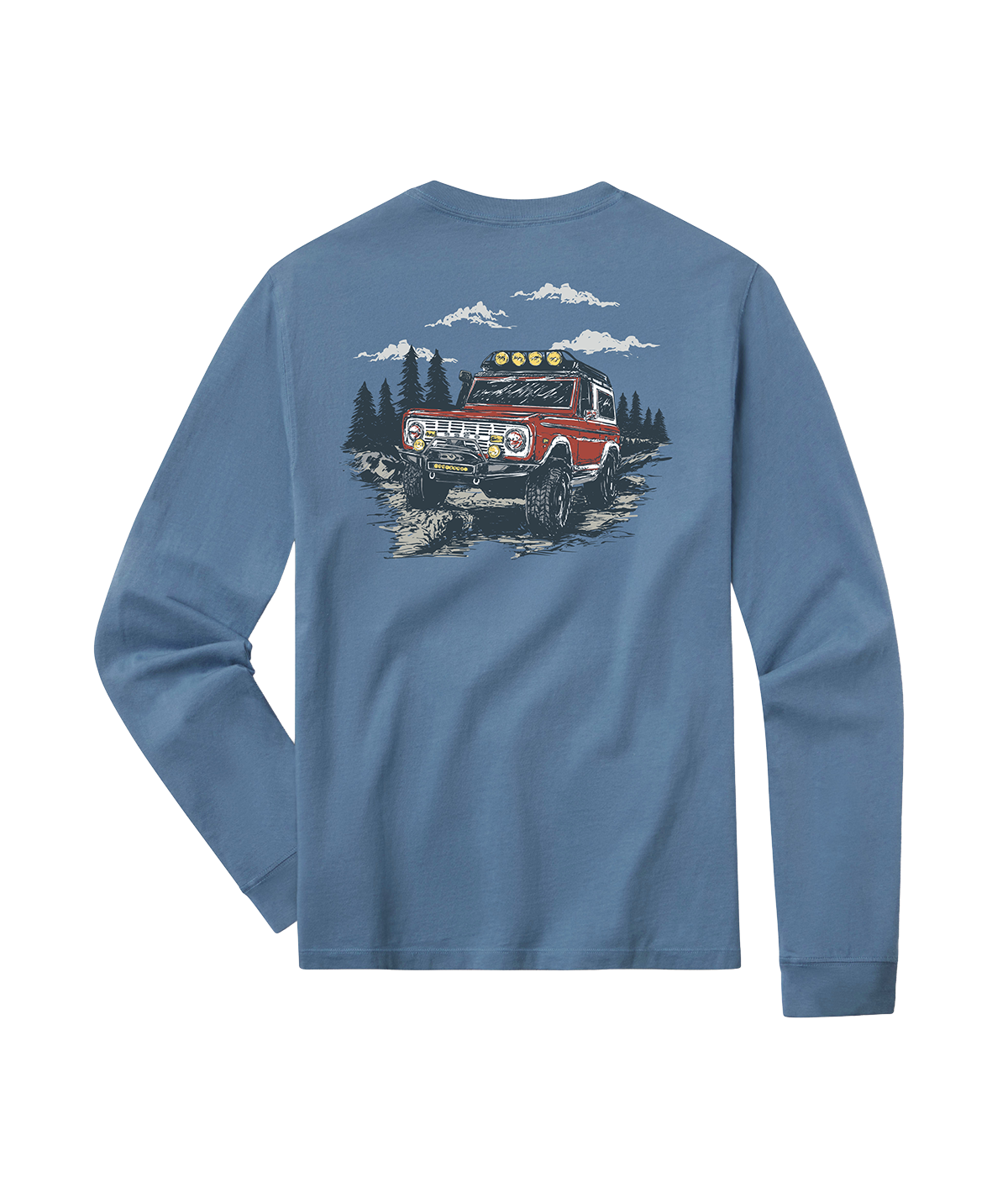 Vintage Voyager Tee LS - Nautical Blue - Image 1