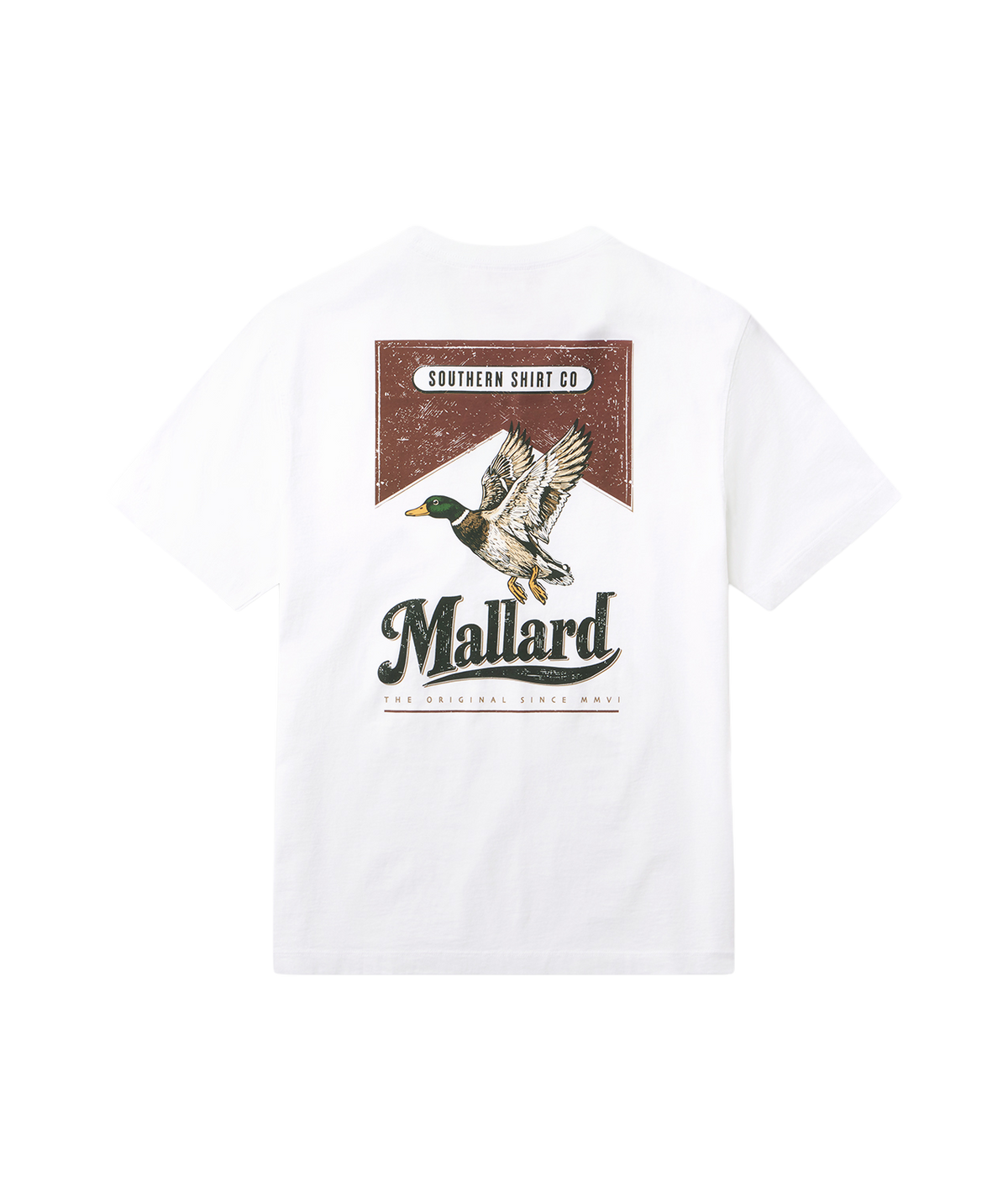 Mallard Red Tee SS - Bright White - image 1