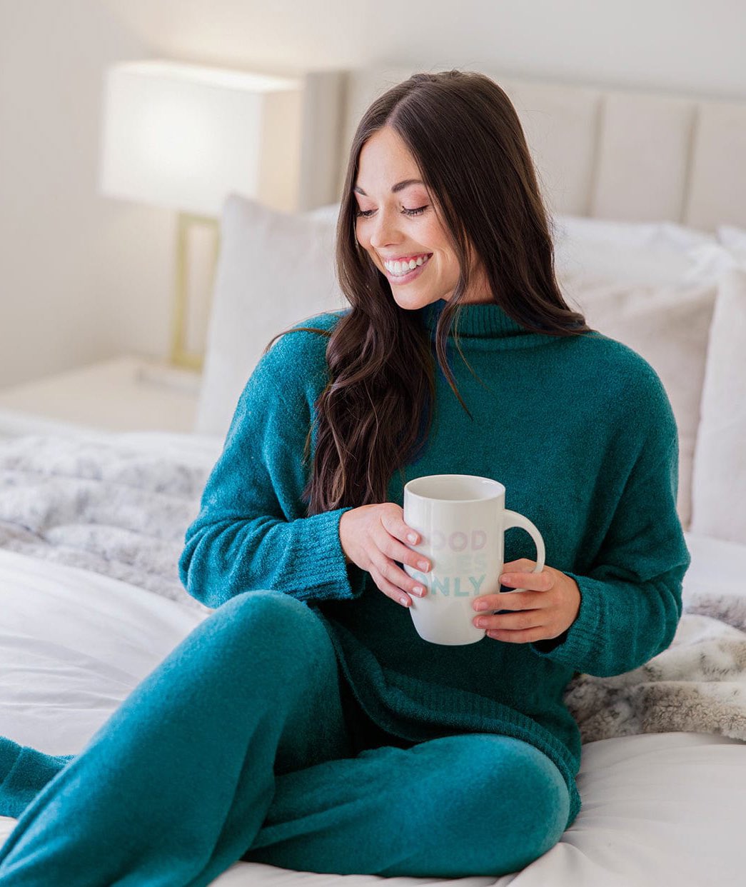 Plush Dreamluxe Turtleneck Sweater - Legion Blue - Image 1