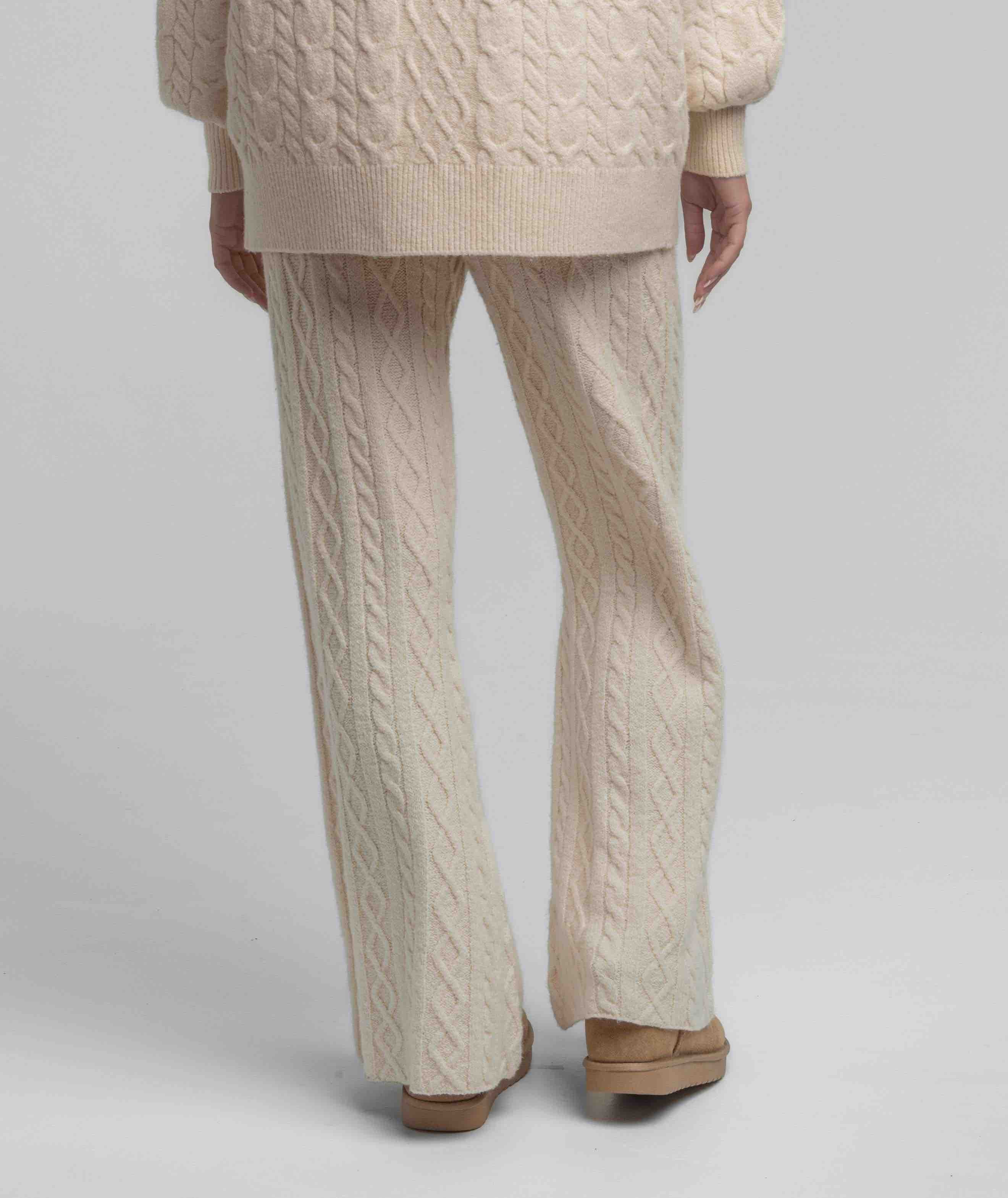 Comfy Cozy Sweater Pants - Parchment - Image 3
