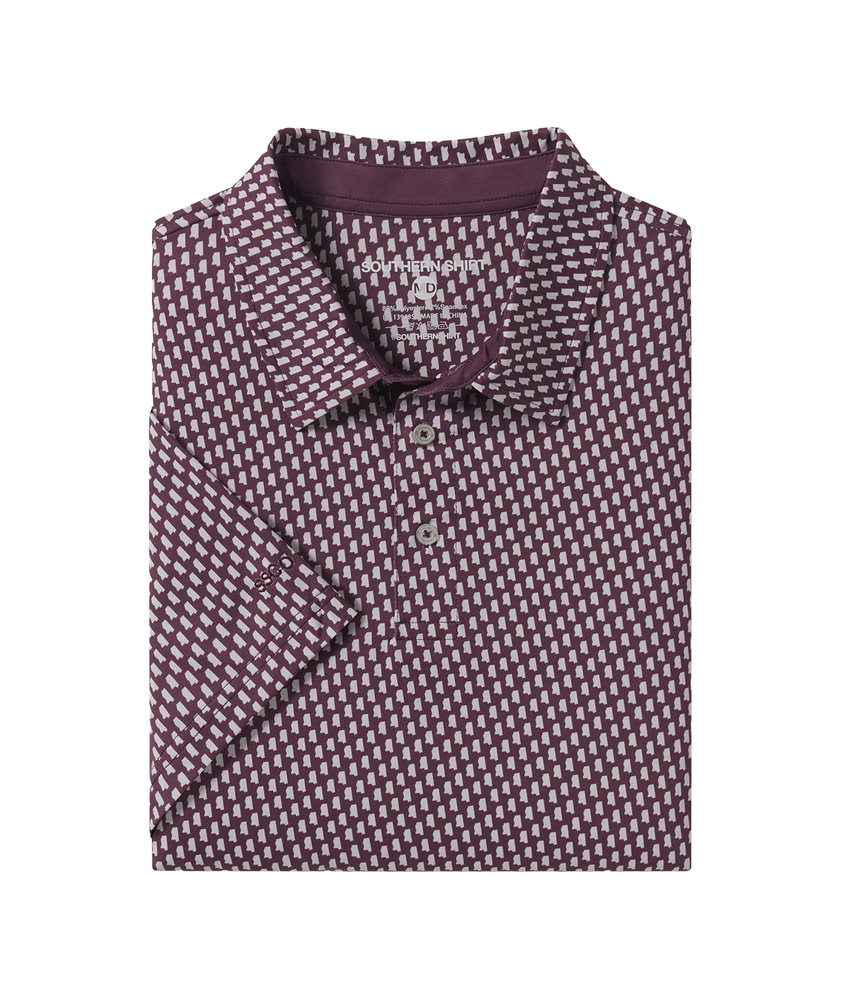 Bell Yeah Printed Polo - Wild Ginger - Image 1