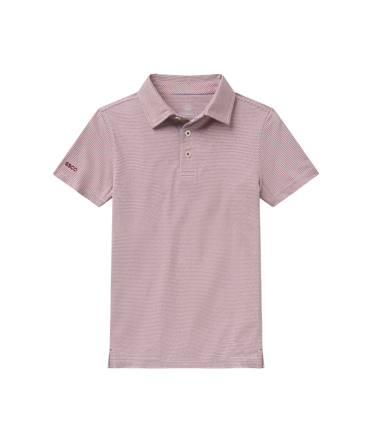 Youth Boys Heather Madison Polo - University Red - image 2