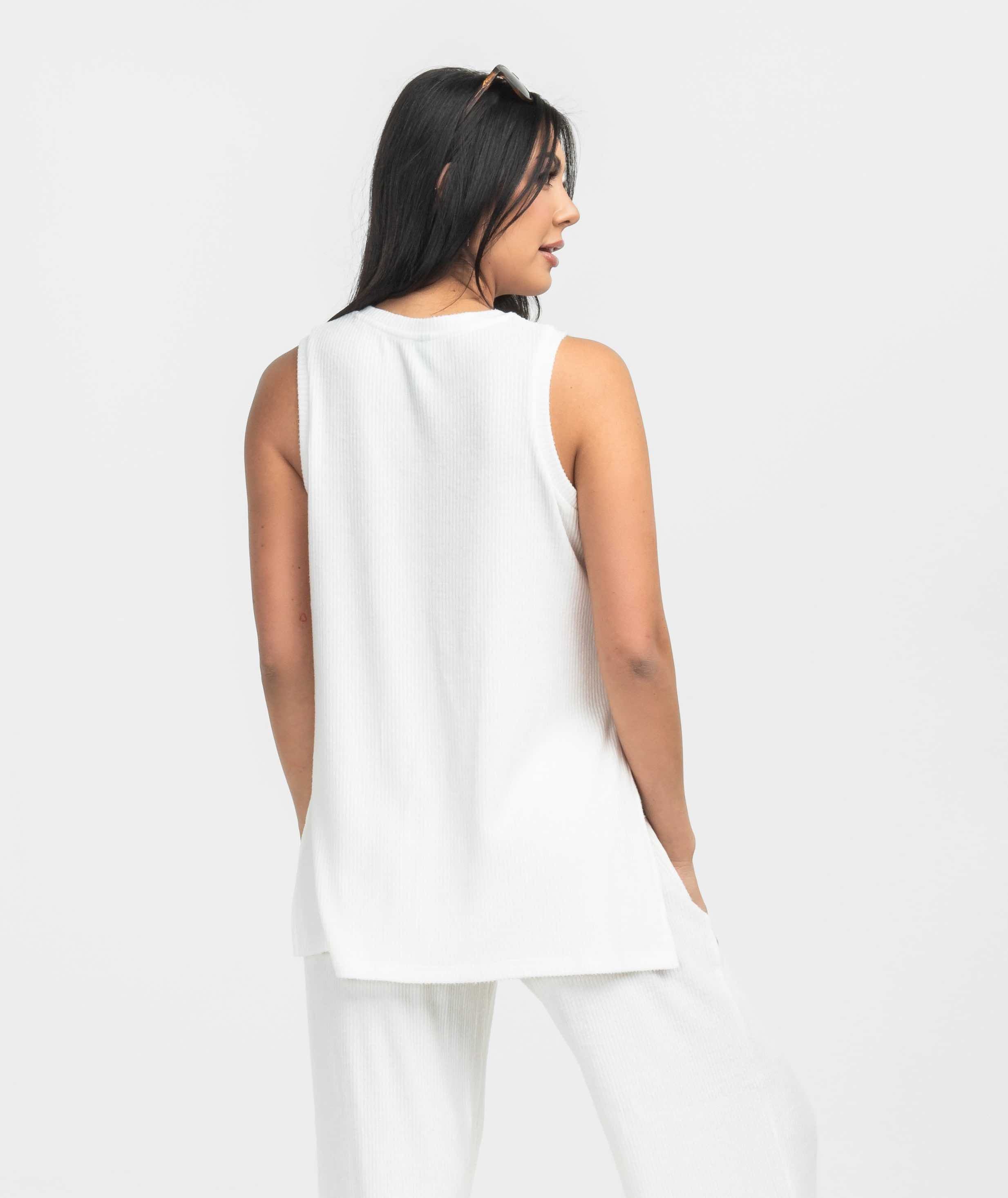 At Ease Tank - Off White - Image 3