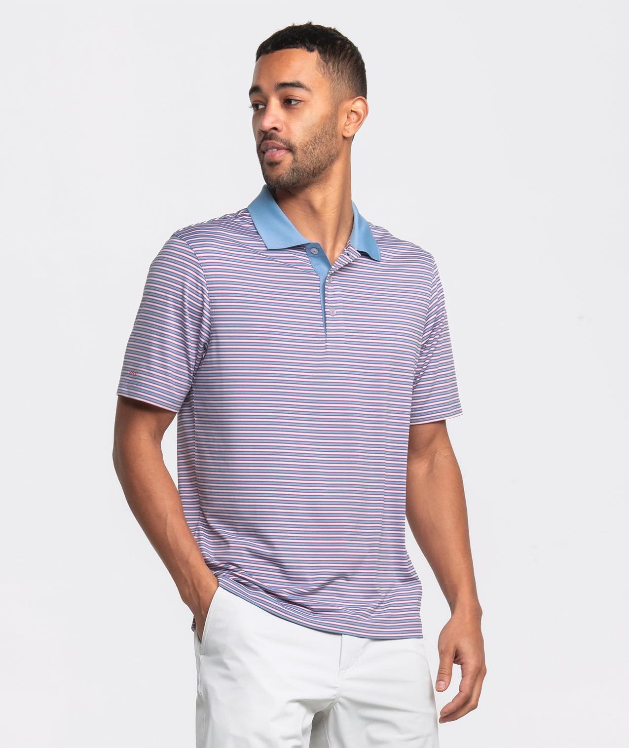 Starboard Stripe Polo - Horizon Blue - Image 2