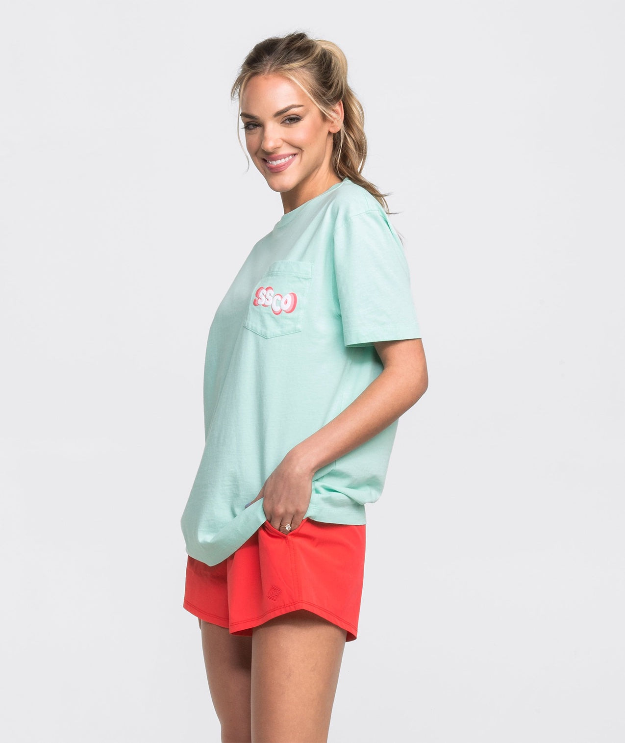 Think Positive Puff Print Tee SS