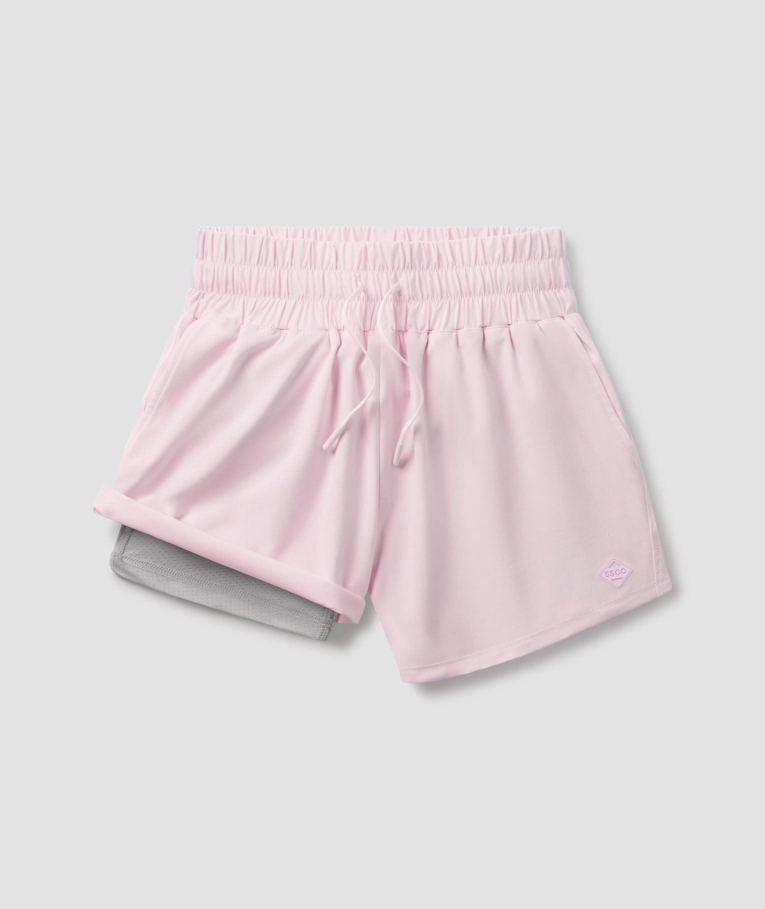 Womens Lined Hybrid Shorts - Blossom - Image 1