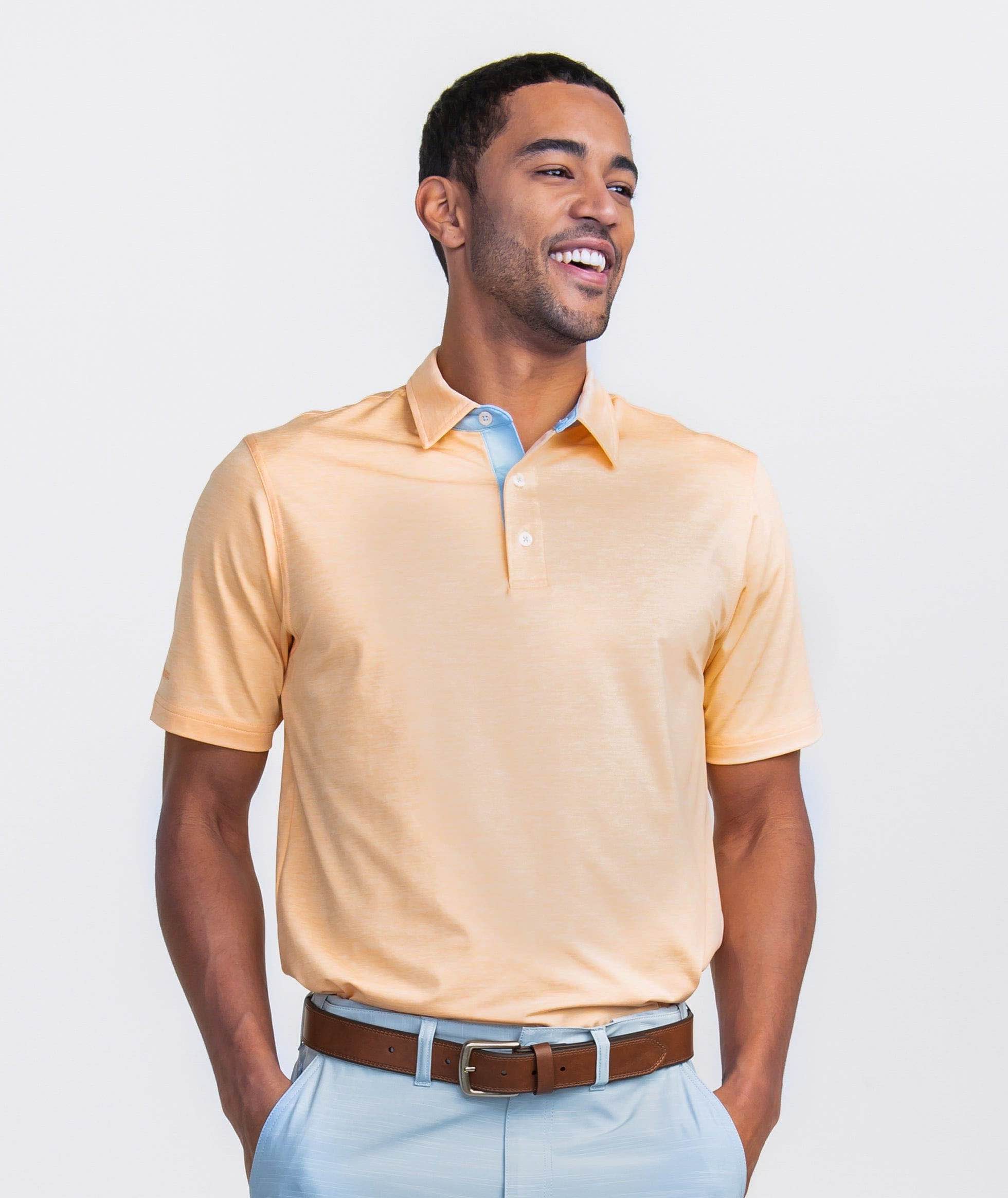 Grayton Heather Polo