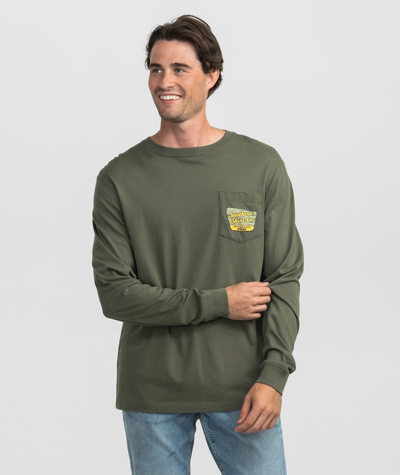 Summit To Stream Tee LS - Cedar - Image 2