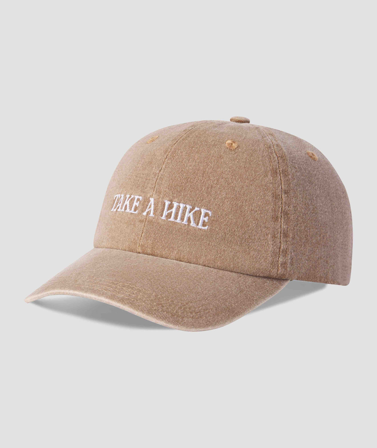 Washed Fitted Cap - Taupe - image 1