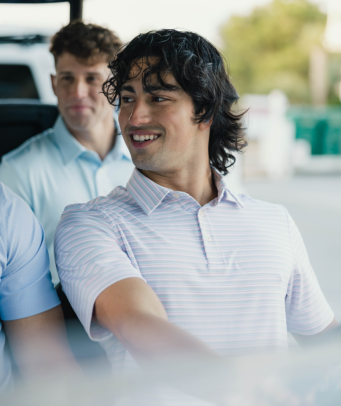 Tybee Stripe Polo - Maverick - Image 3