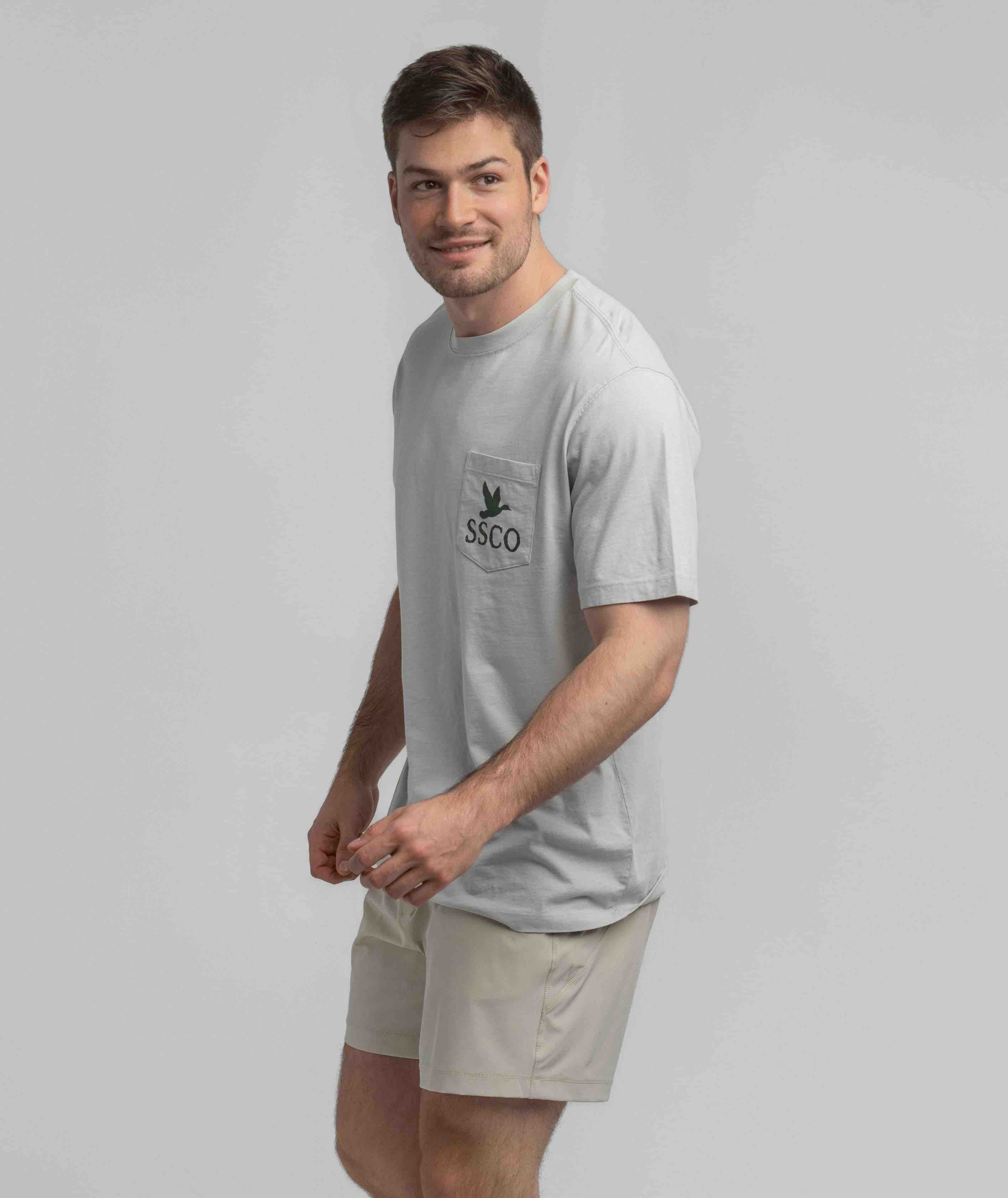 Camo Flight Tee SS - Oyster - Image 2