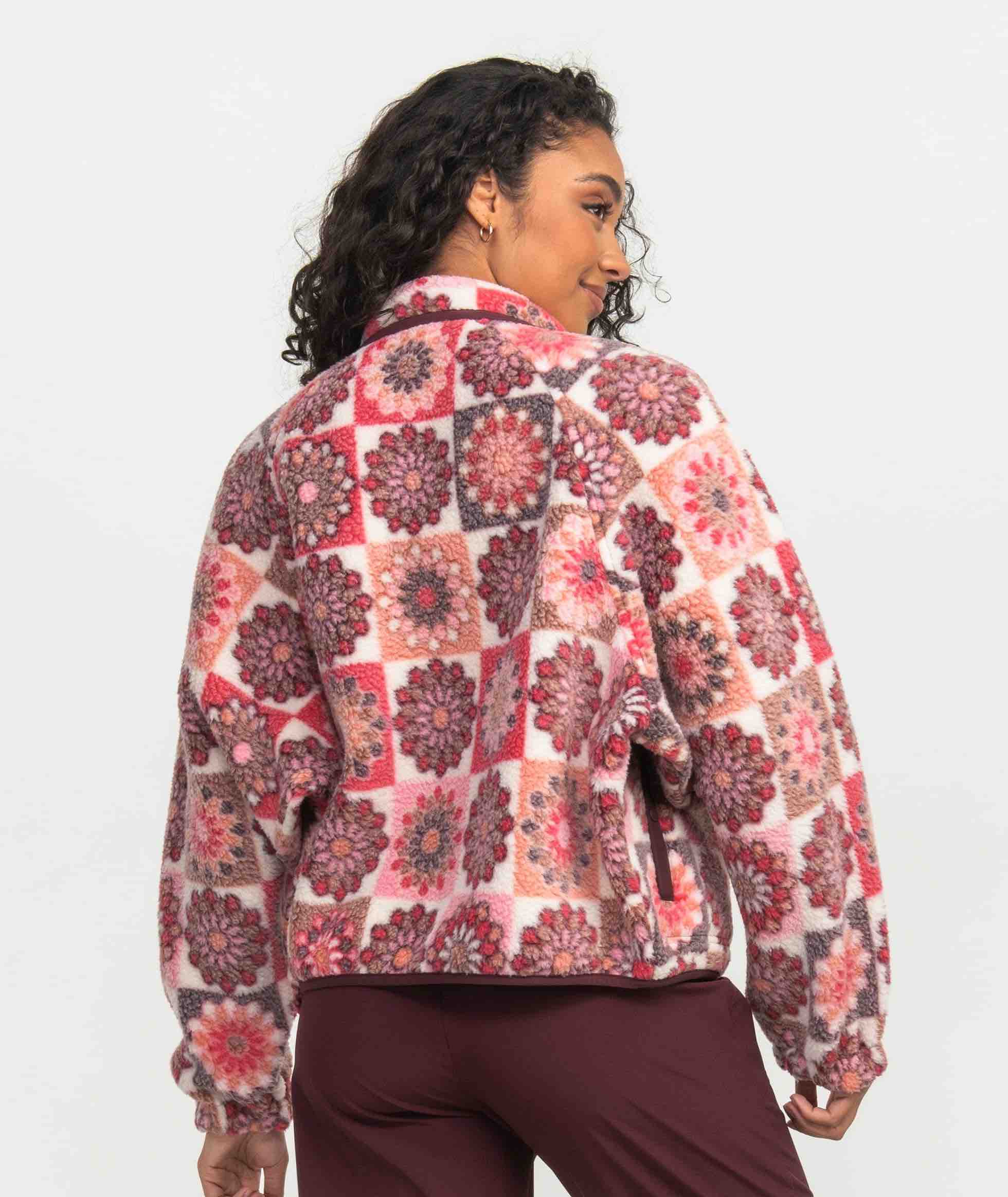 Retro Snap Fleece Jacket