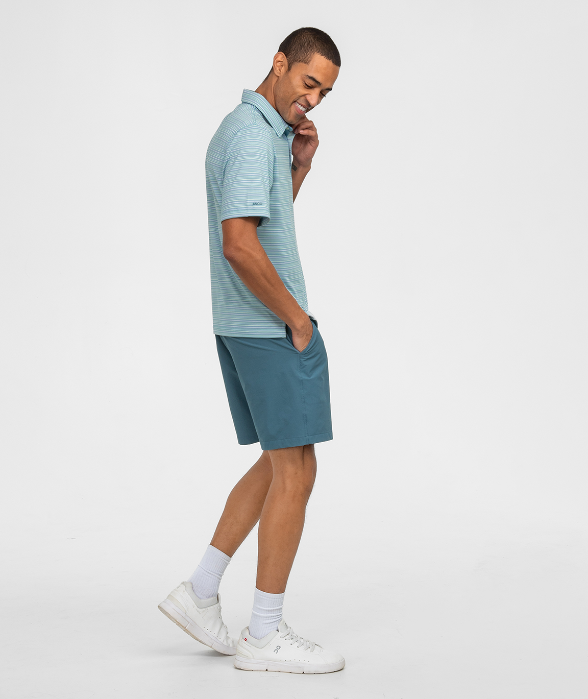 Sawgrass Stripe Polo - Maui Lime - Image 3