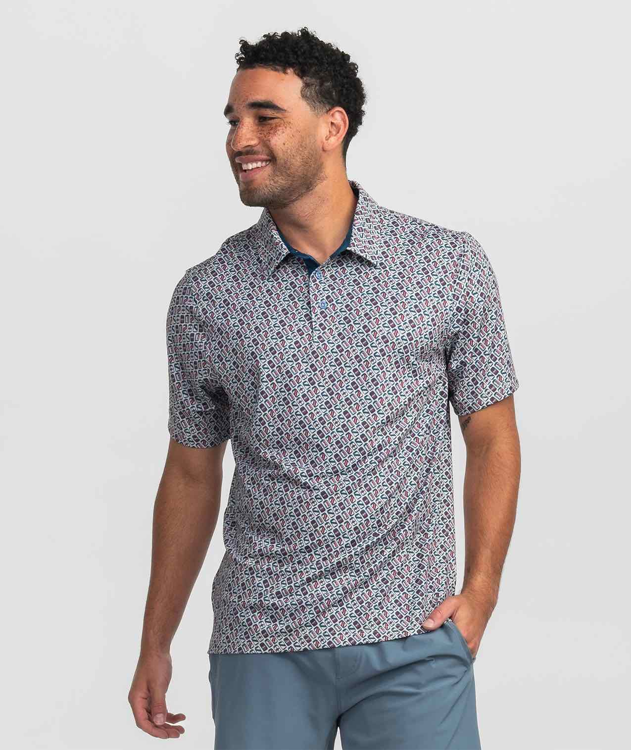 Hoptimist Printed Polo - Alumni Hall - Image 2