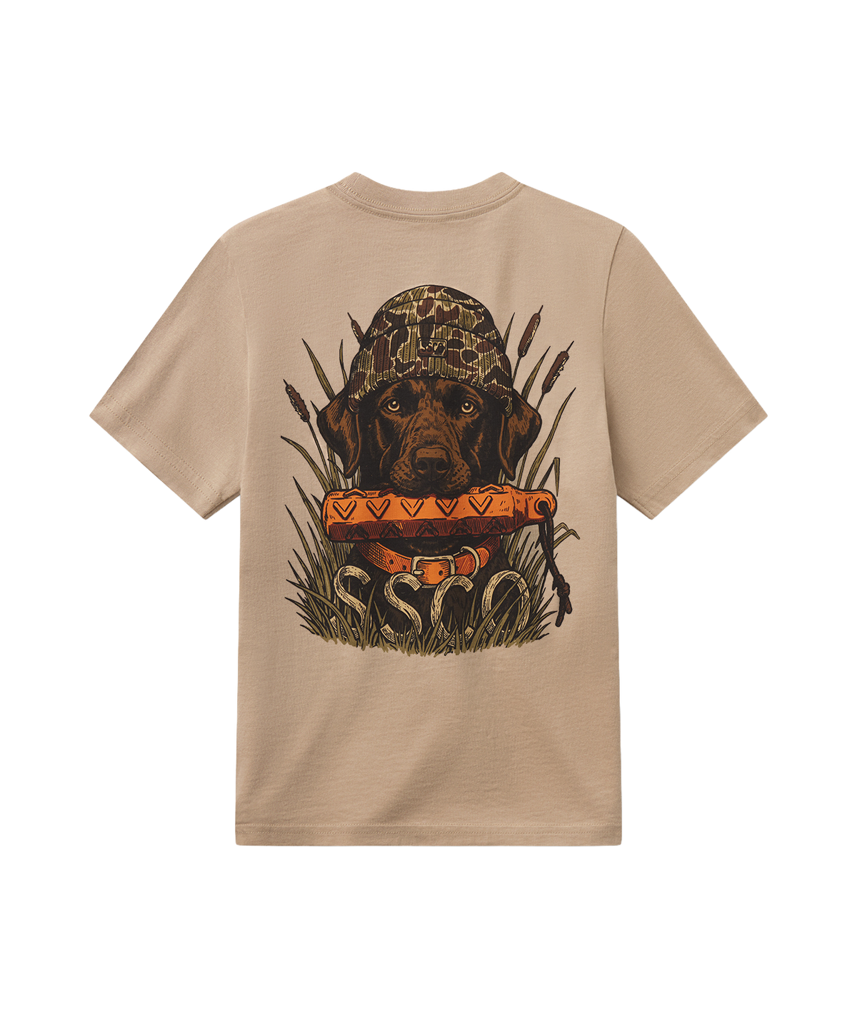 Boys Duck Camp Companion Tee SS - Chinchilla - image 1