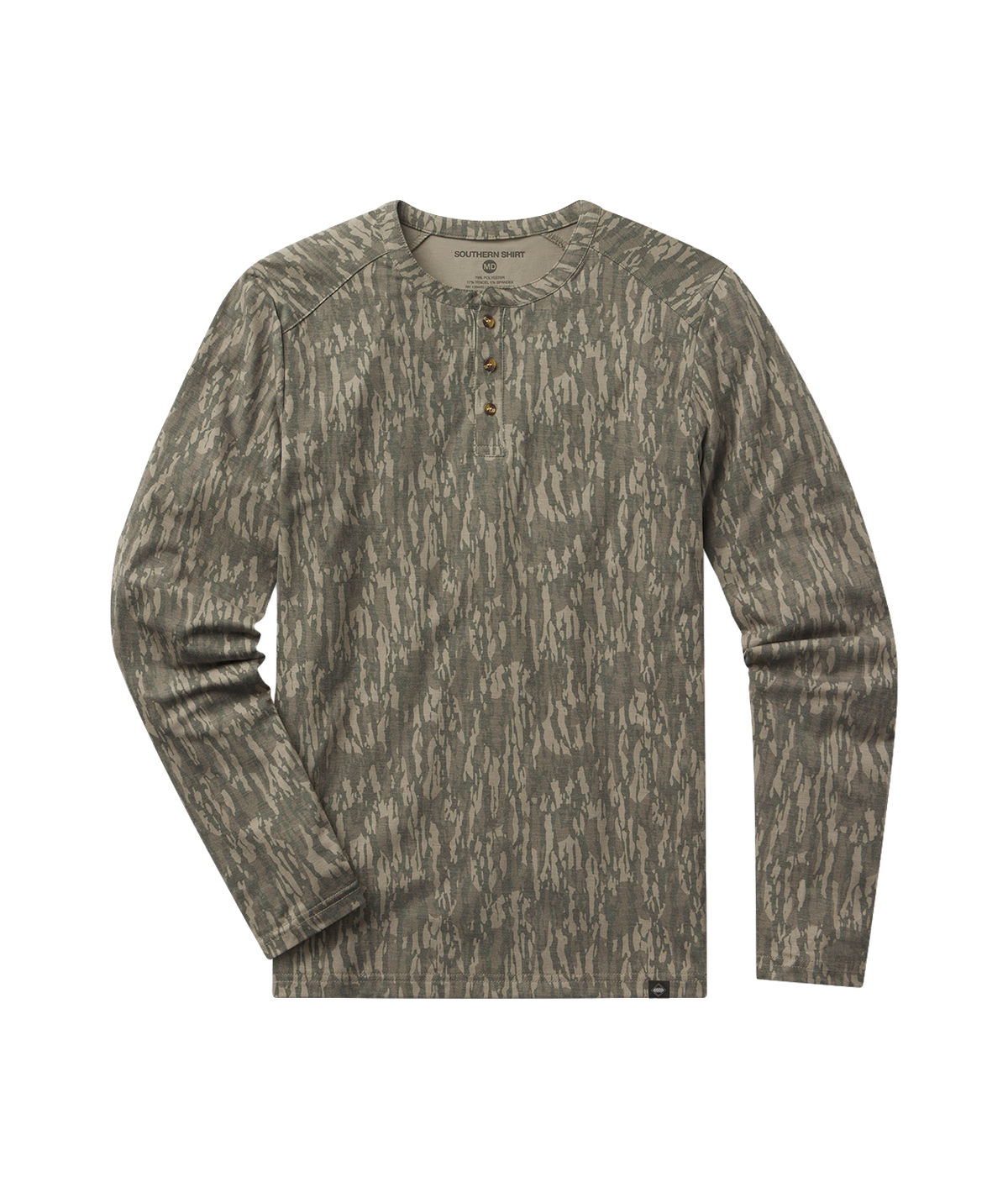Max Comfort Henley LS - Tree Bark - image 1