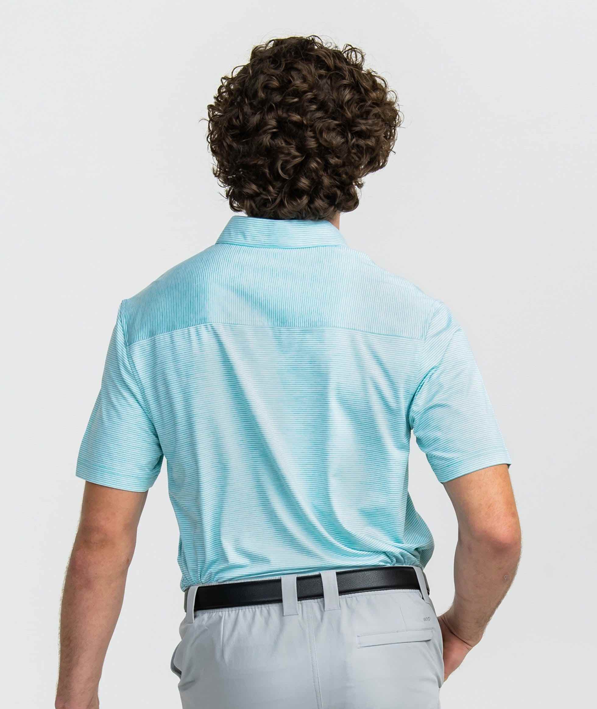 Heather Madison Stripe Polo - Bermuda - Image 3