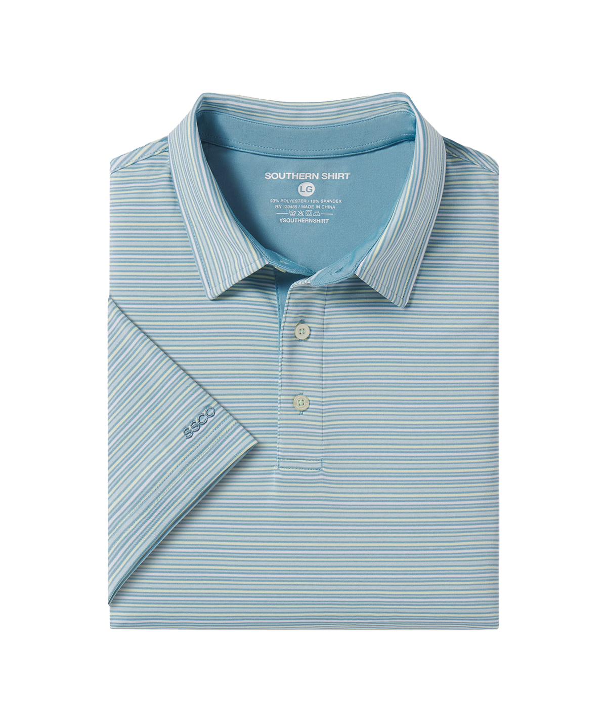 Sawgrass Stripe Polo - Maui Lime - Image 1
