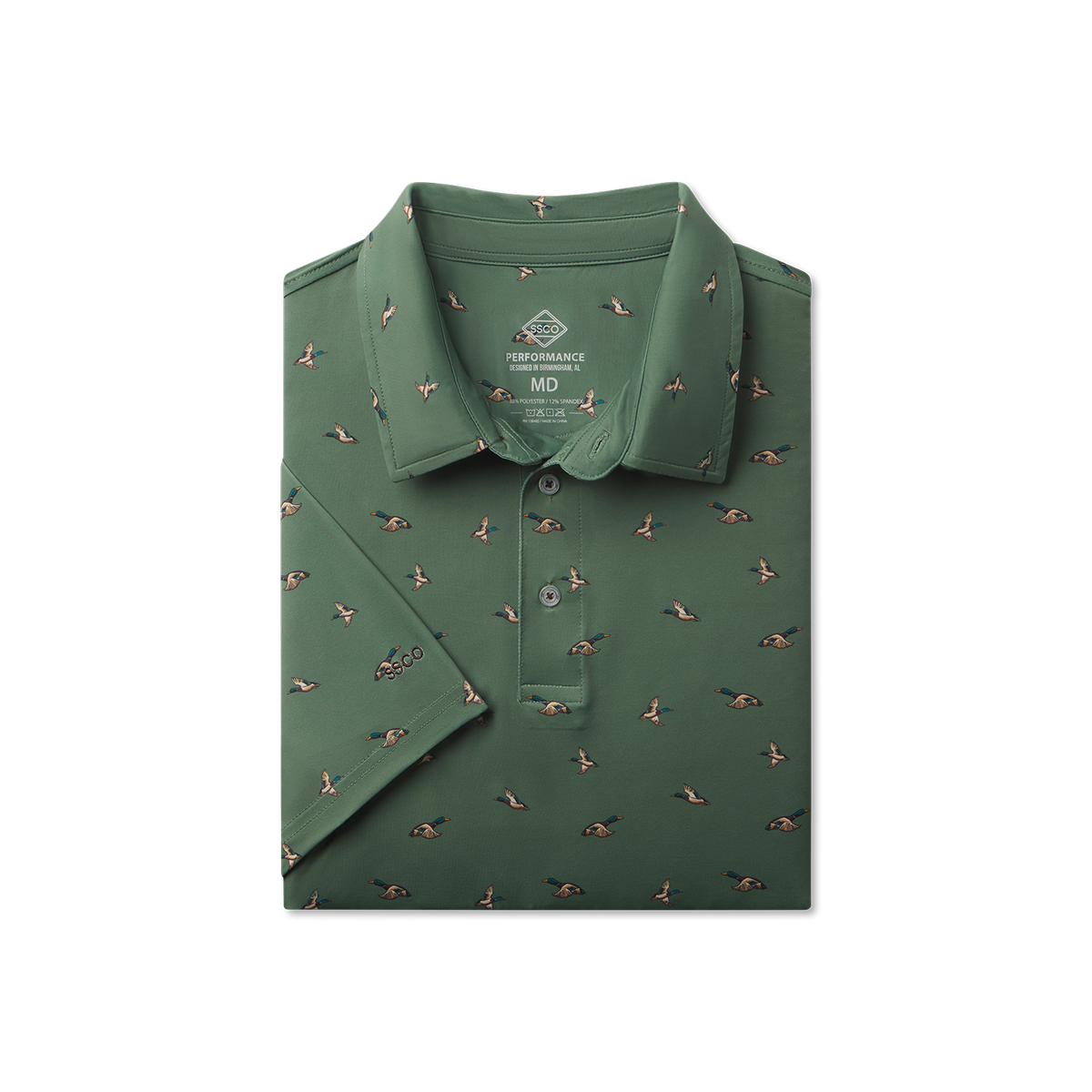 Feathered Frenzy Printed Polo - Feather - image 1