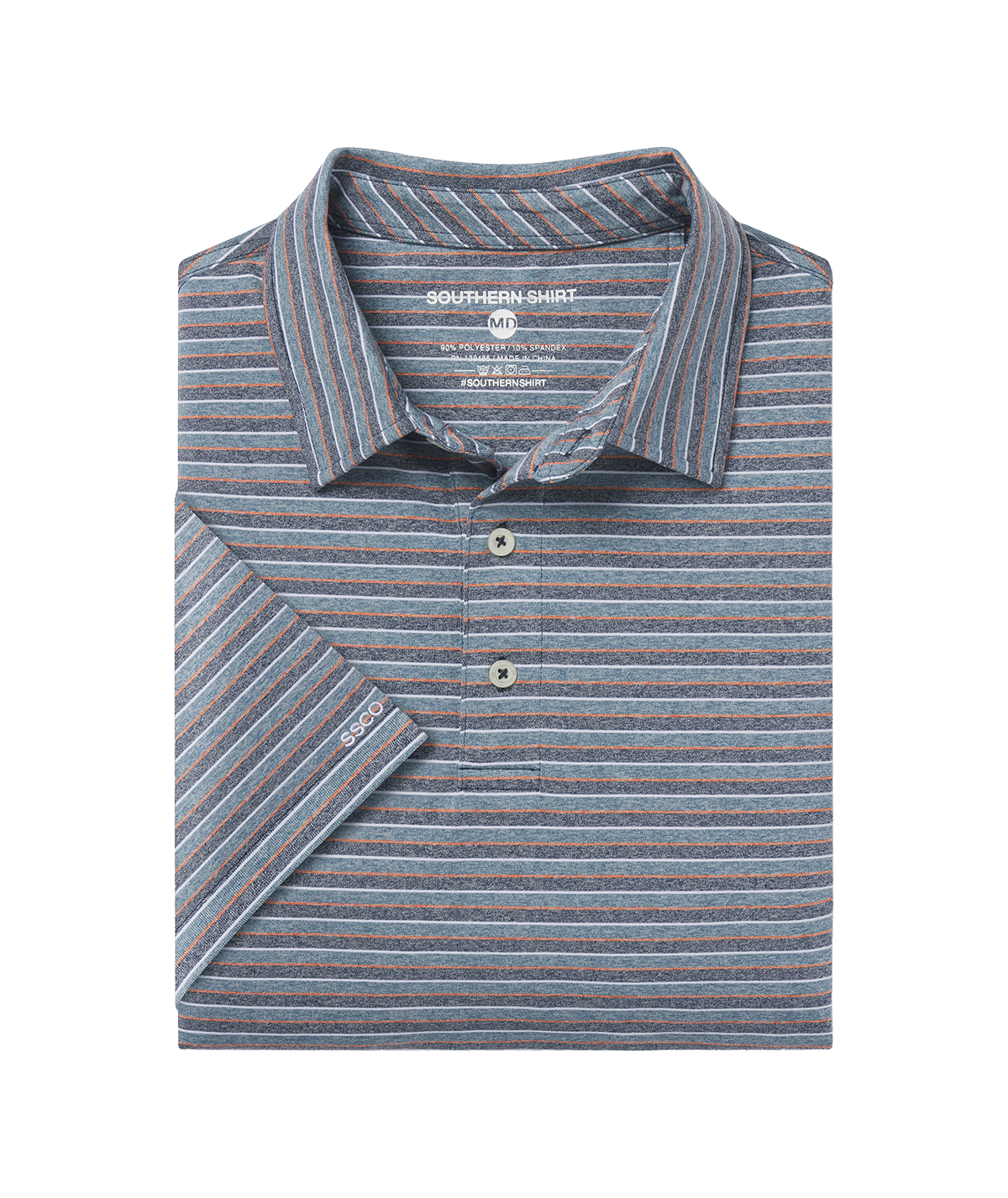 Cahaba Heather Stripe Polo