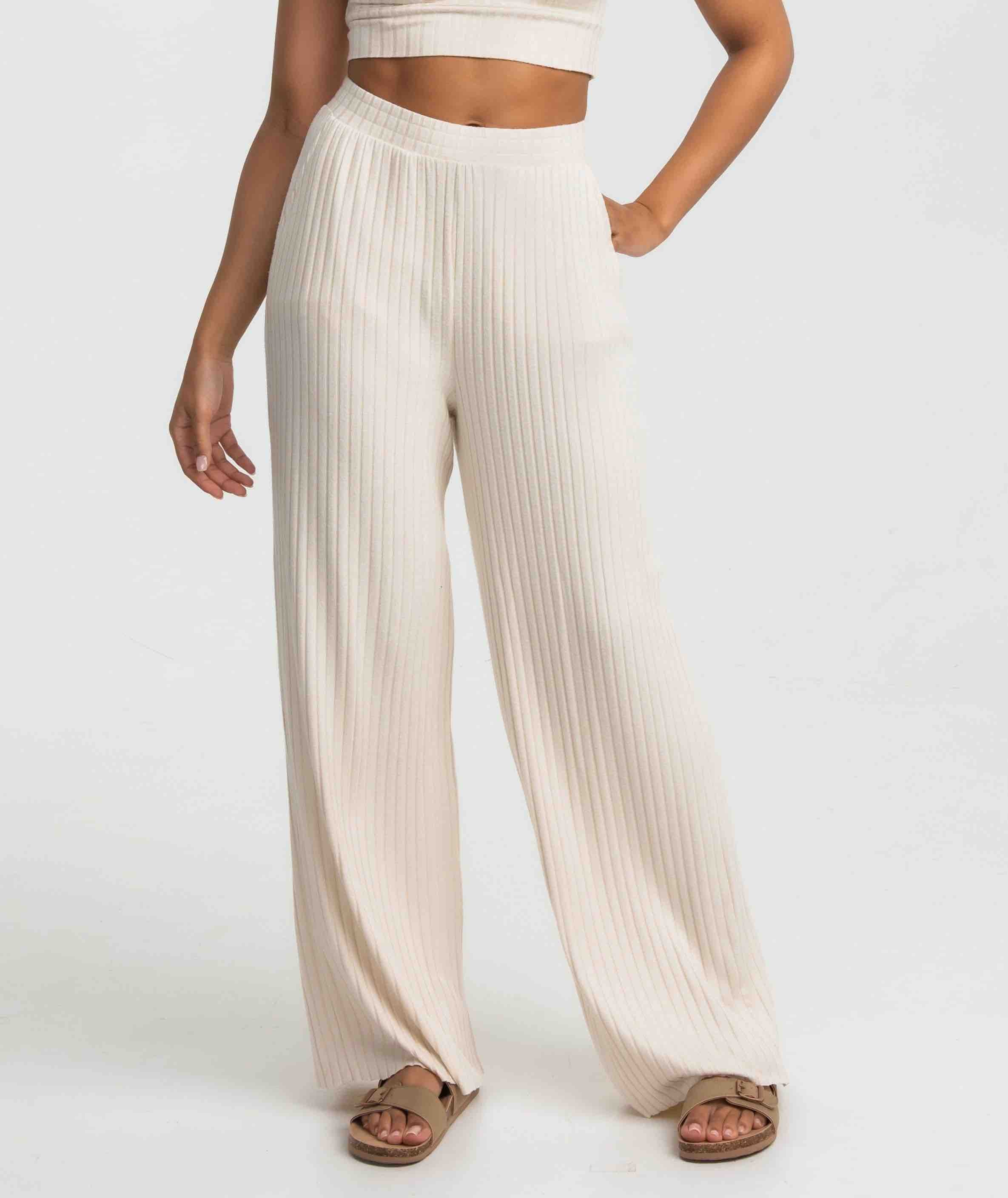 Sincerely Soft PJ Party Pants - Off White - Image 1