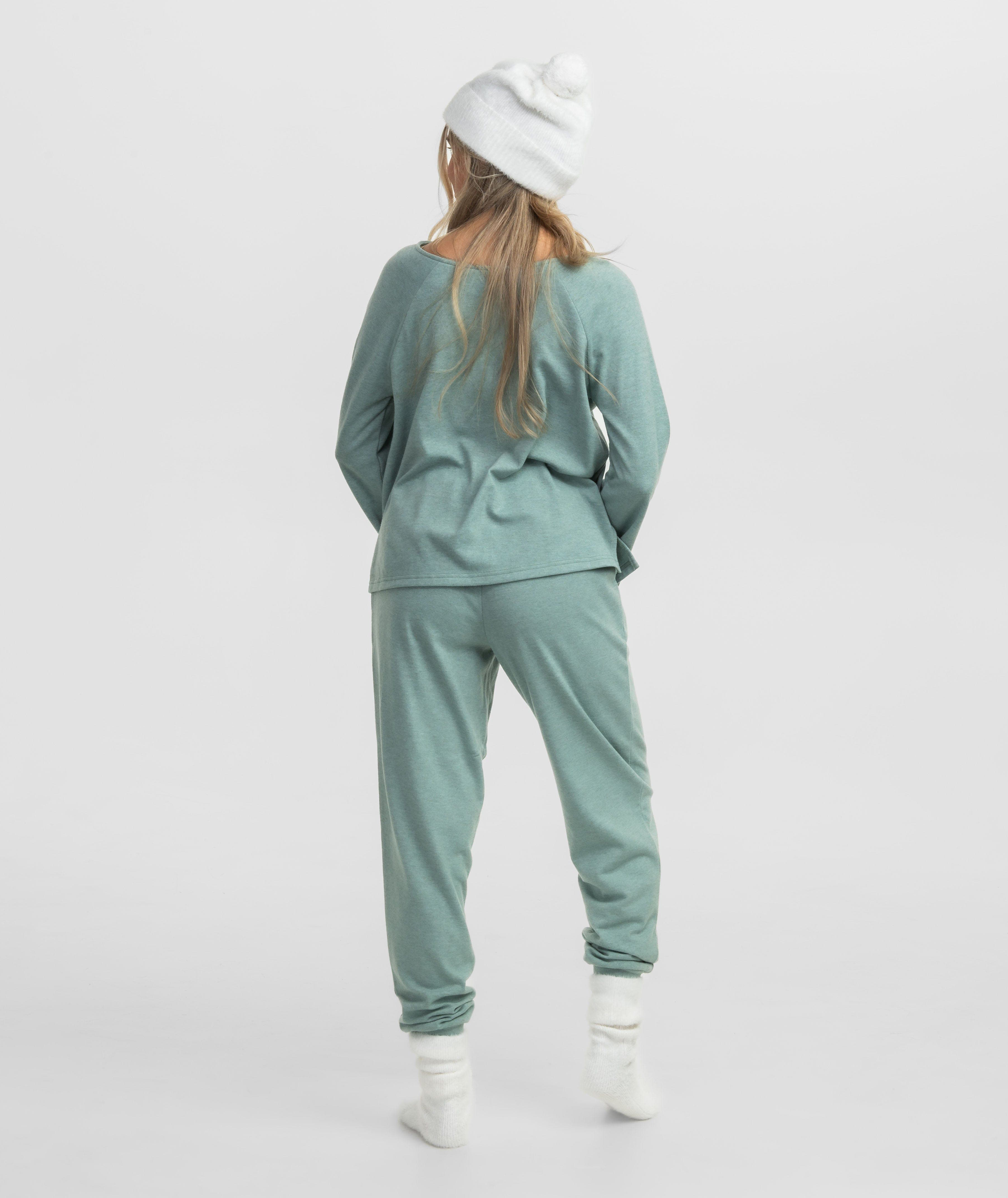 Ribbed Feather Knit Beanie - Sugar Swizzle - Image 3