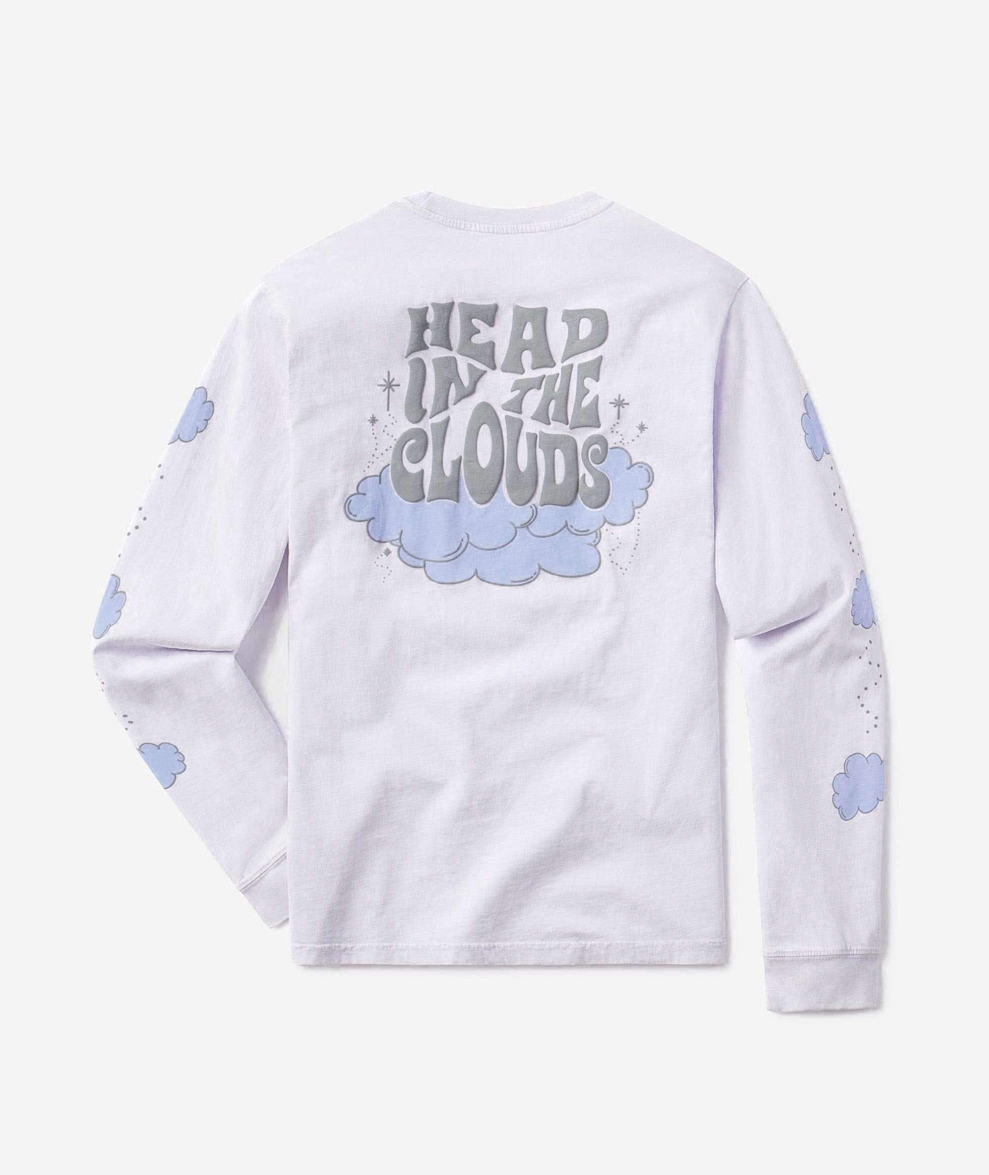 Positive Thoughts Puff Print Tee LS