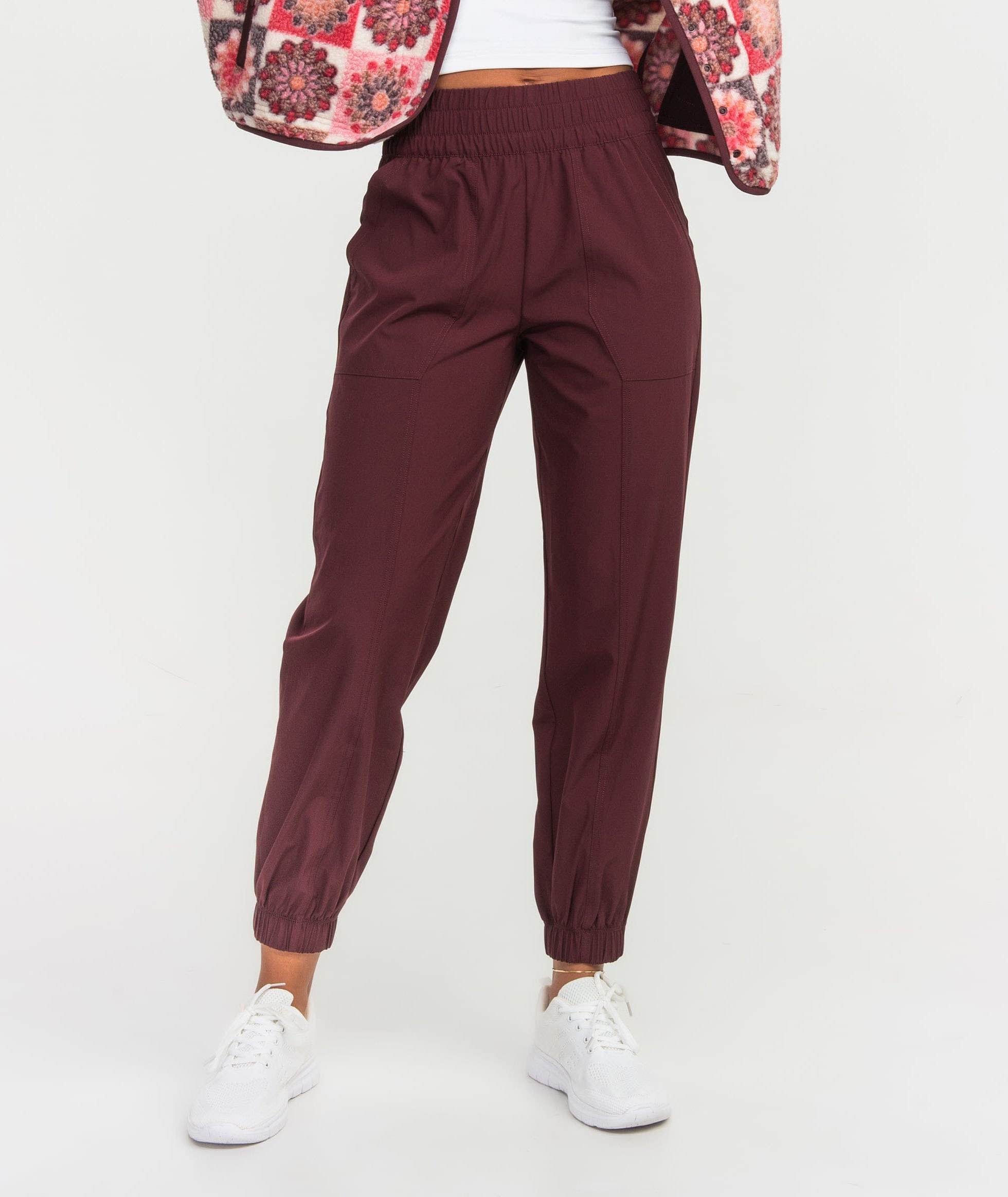Hybrid Joggers - Bordeaux - Image 1