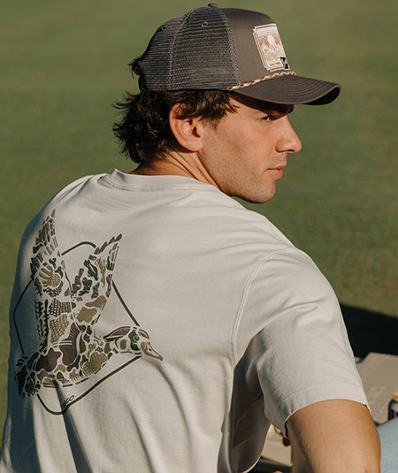 Camo Flight Tee SS - Oyster - Image 3