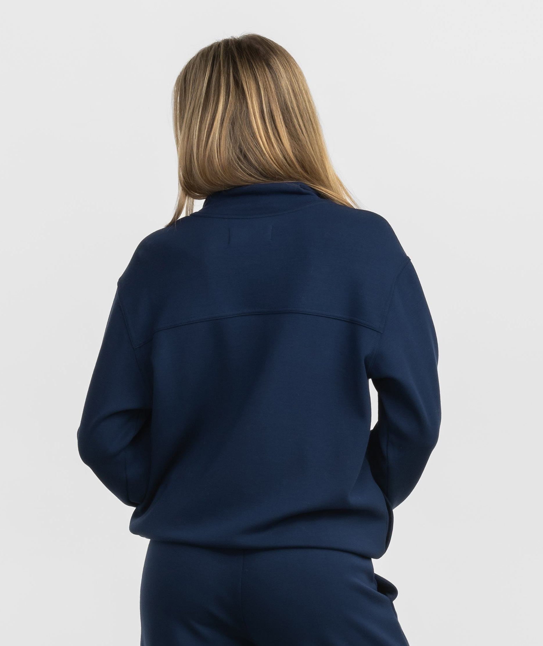 AstroKnit Performance Qtr Zip - Classic Navy - Image 3