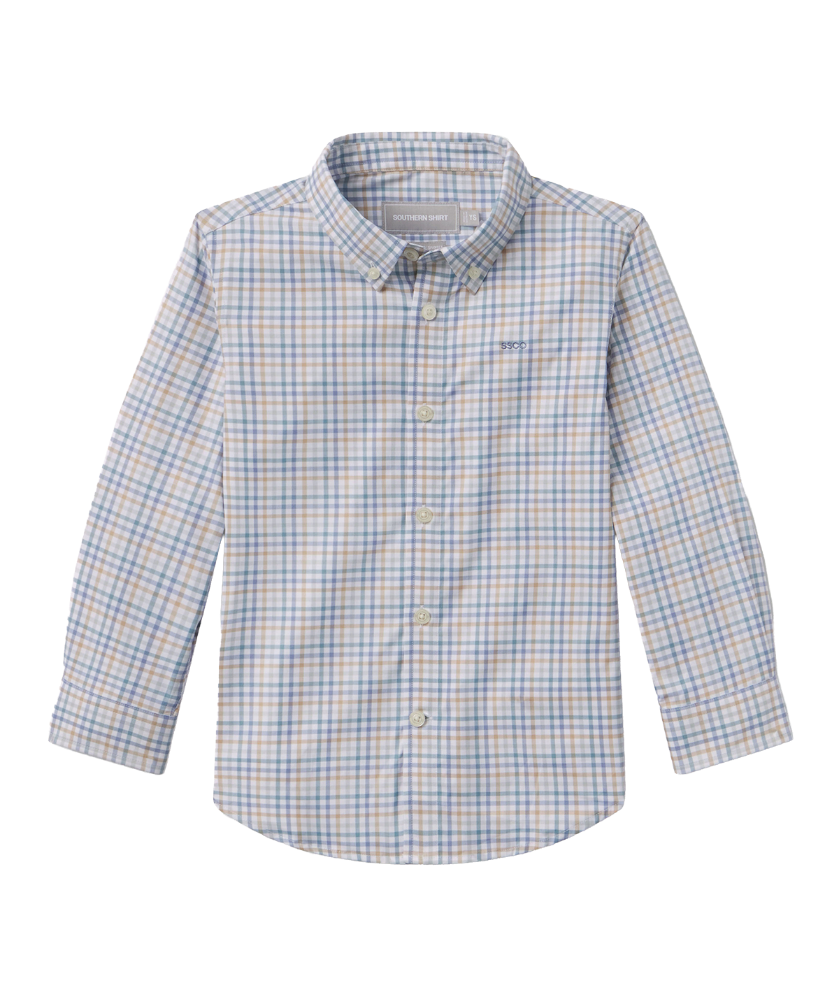 Youth Boys Samford Check LS - Oxford - Image 1