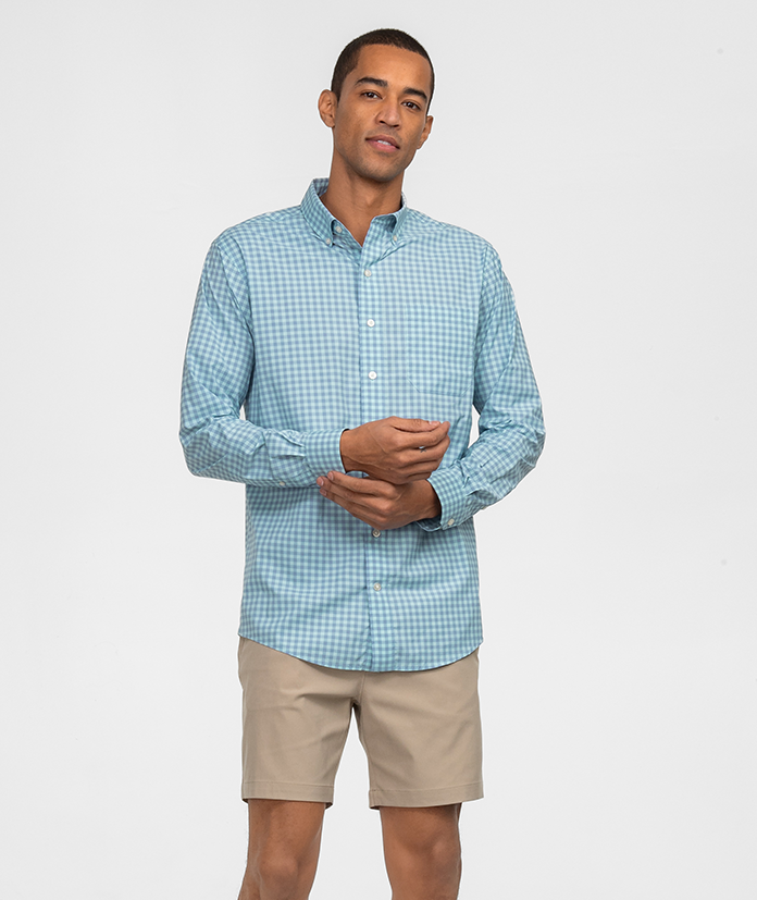 Graymont Gingham LS - Tide Pool - Image 2