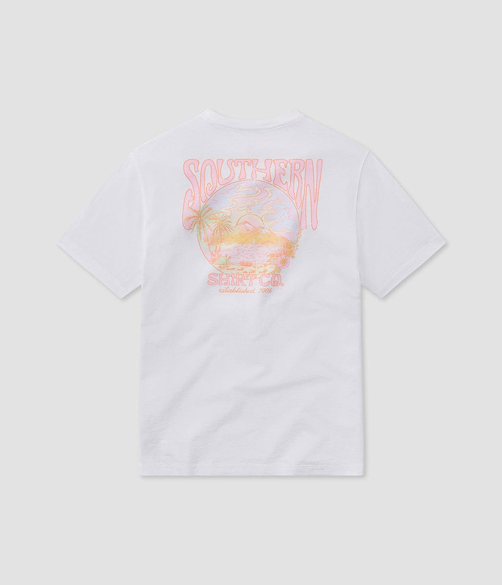 Sunset White T Shirt / Clearance