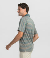 Somerset Stripe Polo - Blue Forest