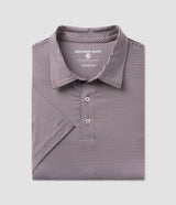 Largo Stripe Polo - Mulberry