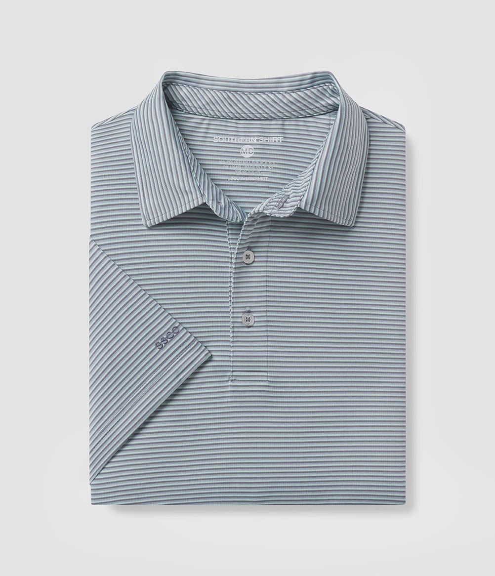 SSCO_M_Largo_Stripe_Polo_ Performance_Polos_Tonal_Teal_1