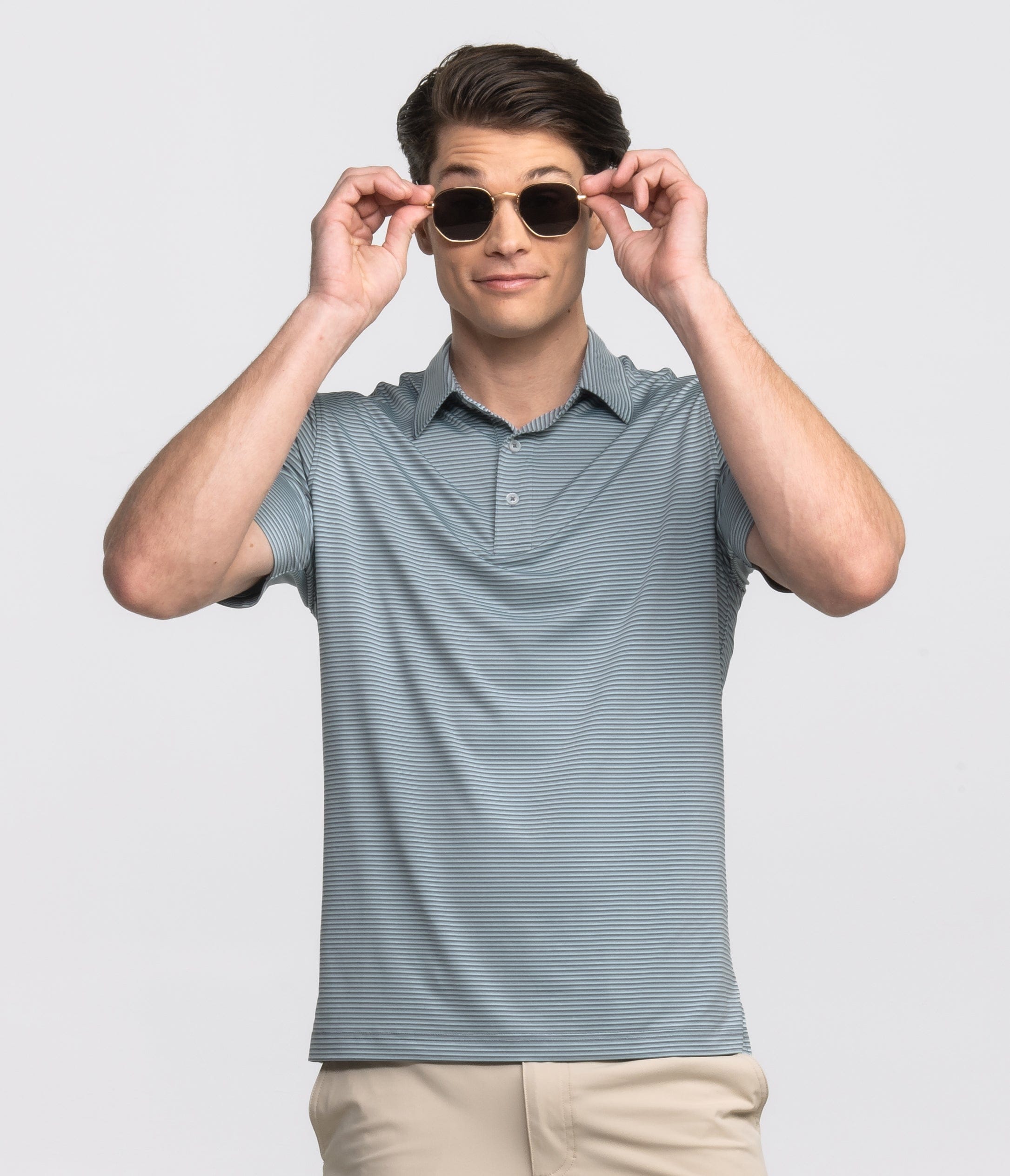 SSCO_M_Largo_Stripe_Polo_ Performance_Polos_Tonal_Teal_3