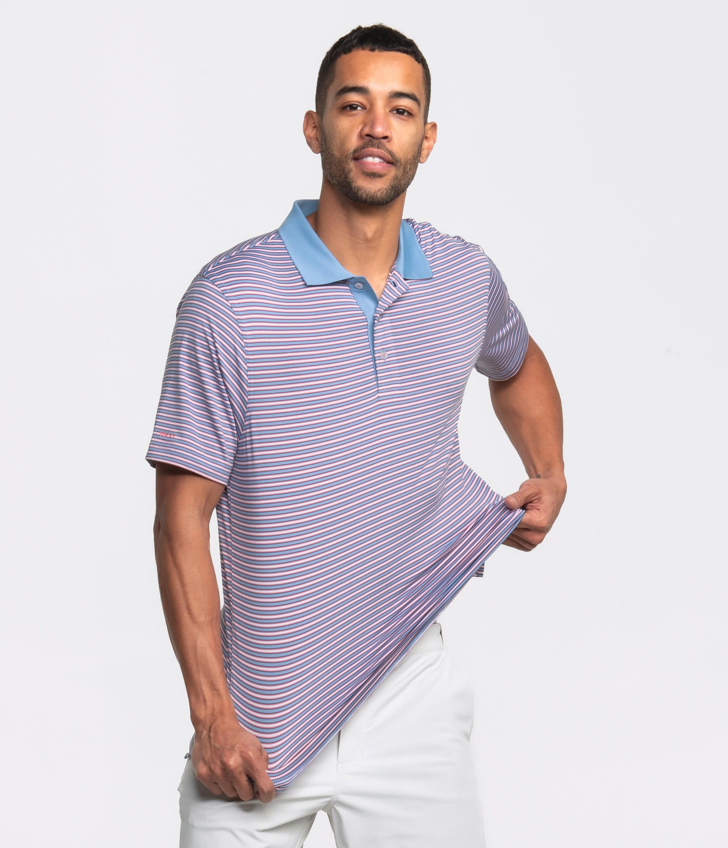 SSCO_M_Starboard_Stripe_Polo_Performance_Polos_Horizon_Blue_4