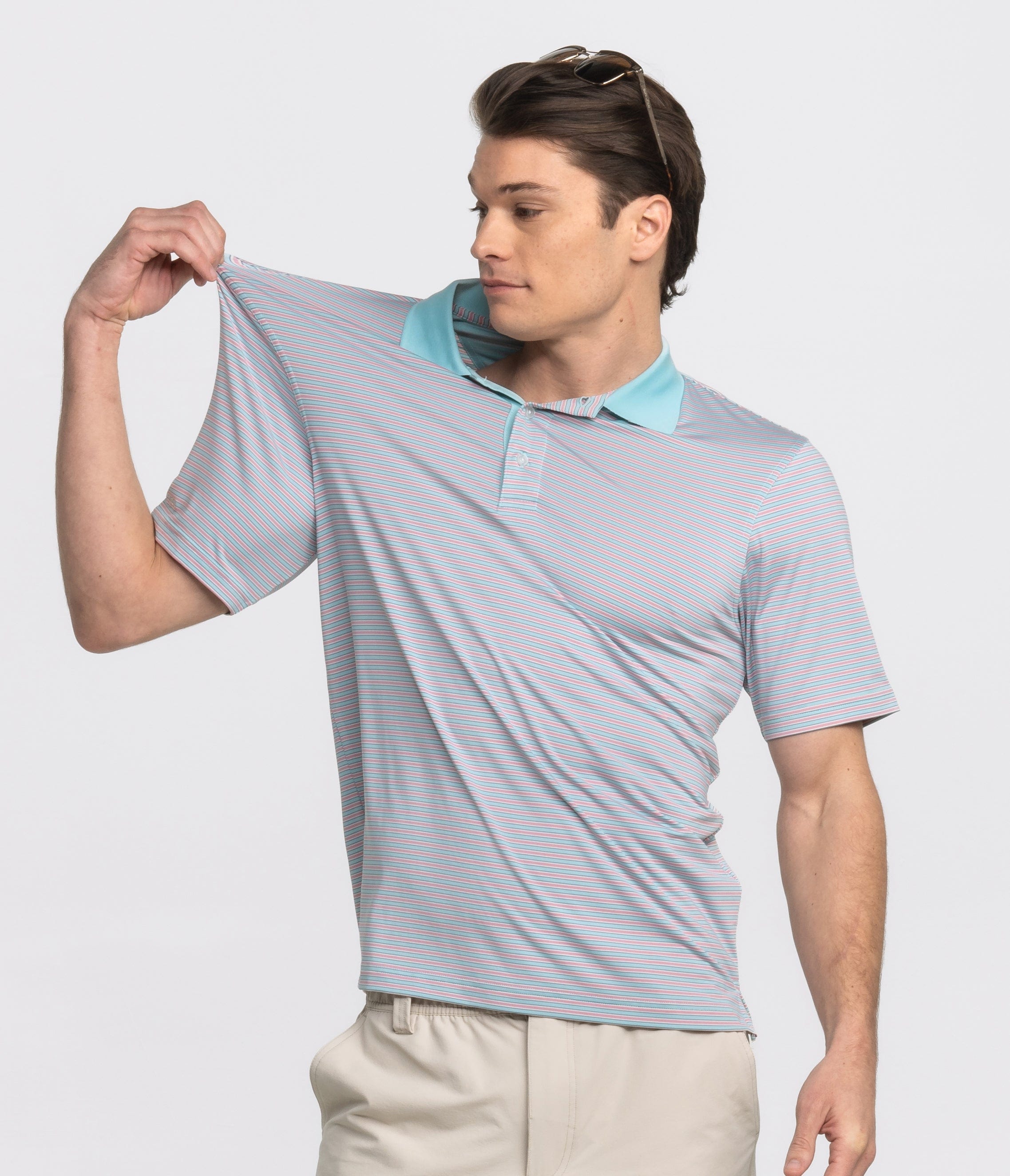 SSCO_M_Starboard_Stripe_Polo_Performance_Polos_Tropical_Paradise_4