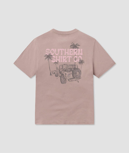 Sunset Drive Tee SS - Mauve Shadows - Image 1