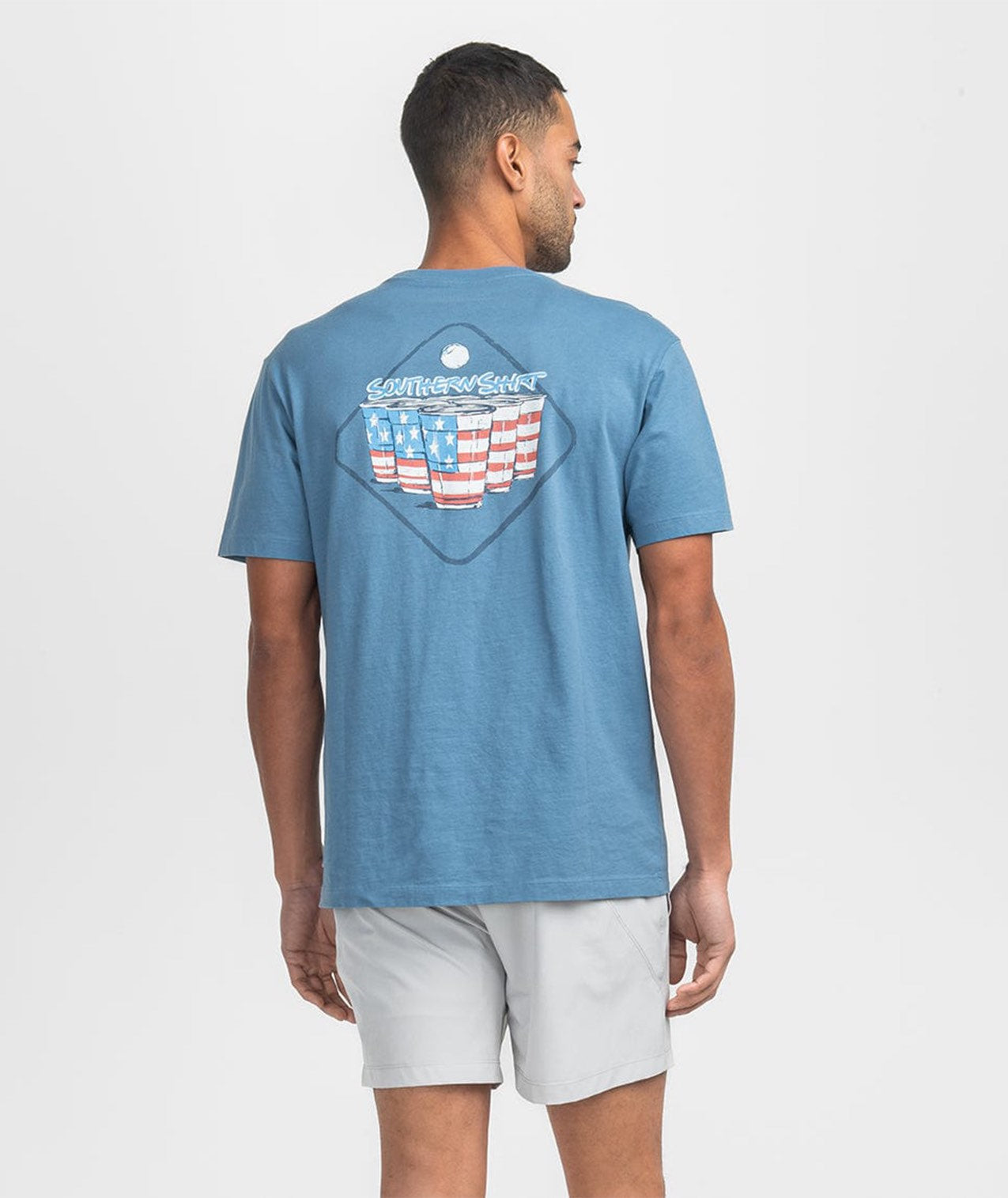 USA Pong Tee SS - Nautical Blue - Image 3