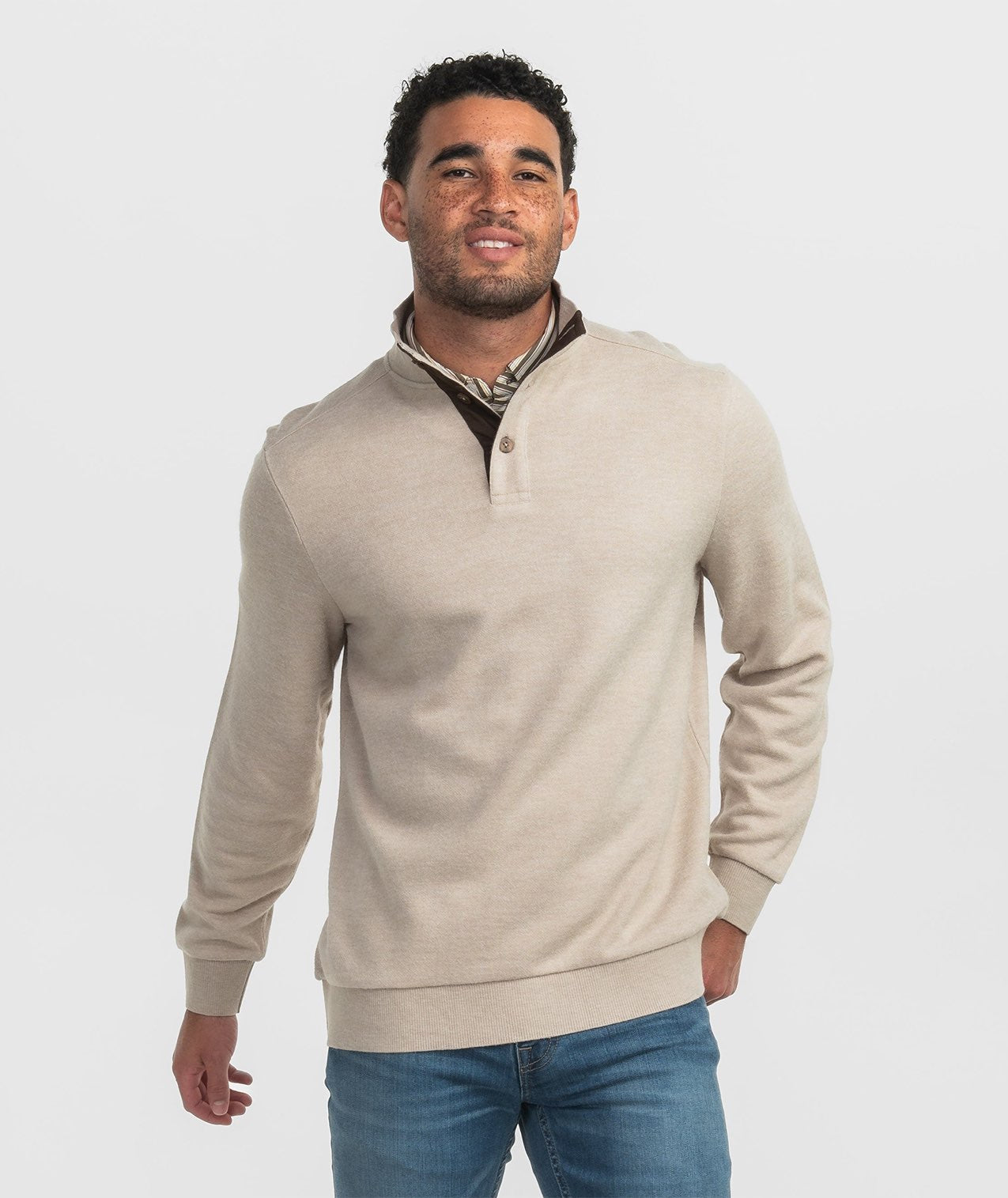 Sweater Fleece Elevated Pullover