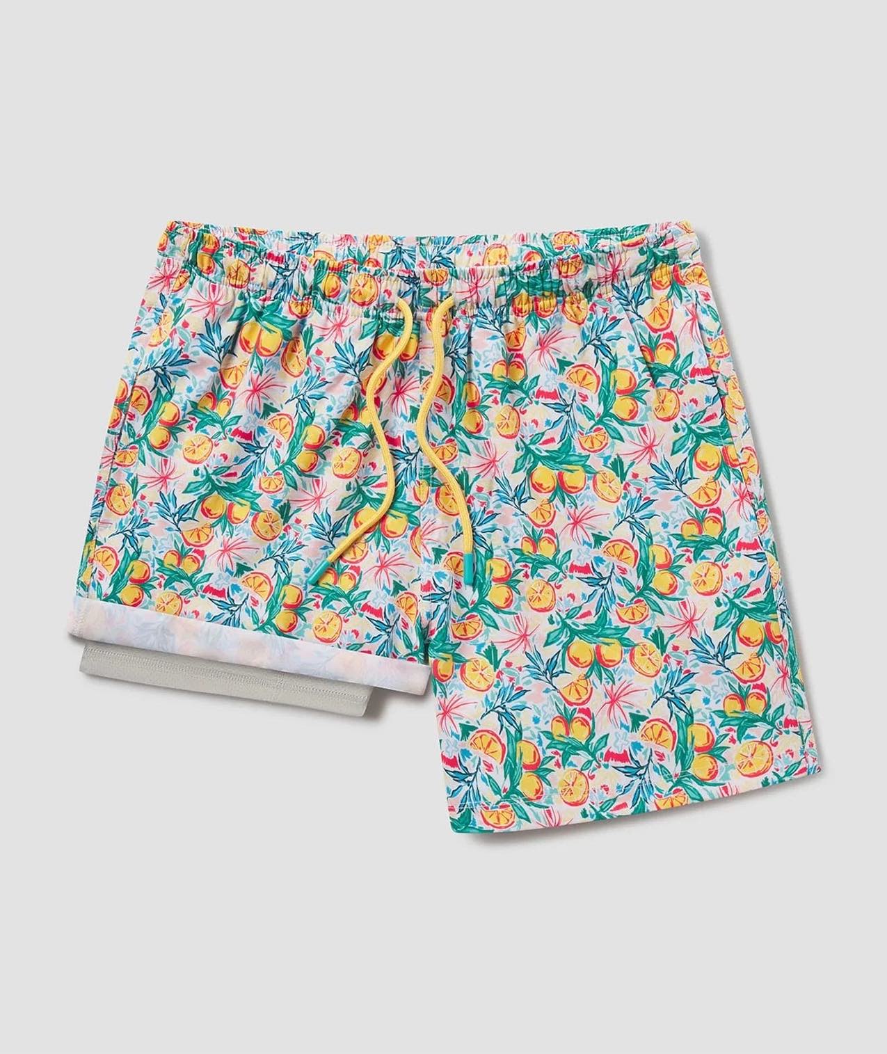 Orange You Glad Swim Shorts - Orange You Glad - Image 1