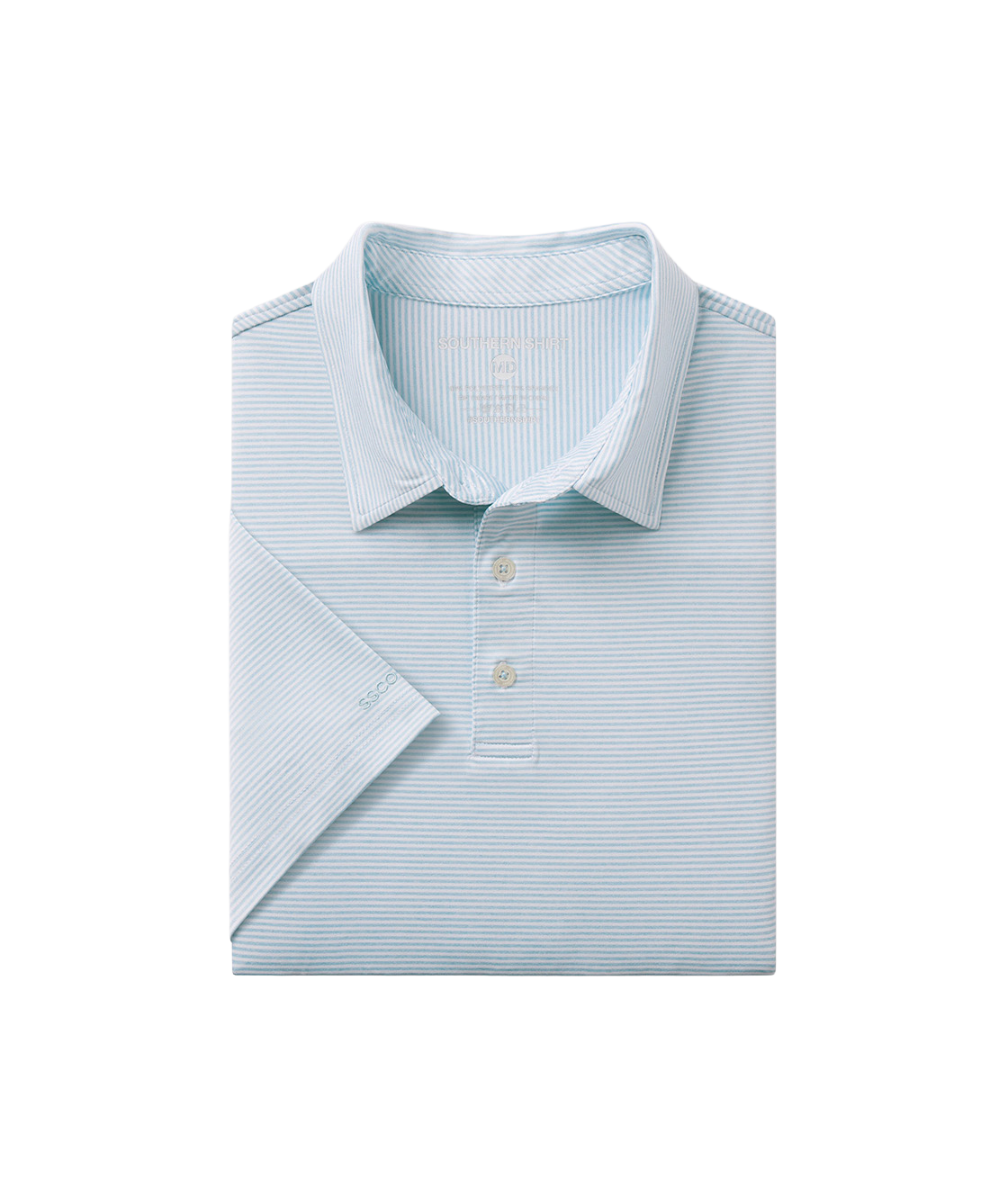 Heather Madison Stripe Polo - Ocean Breeze - Image 1
