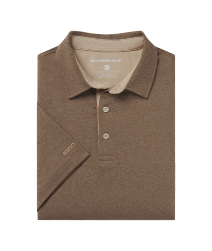 Grayton Heather Polo - Java - Image 1